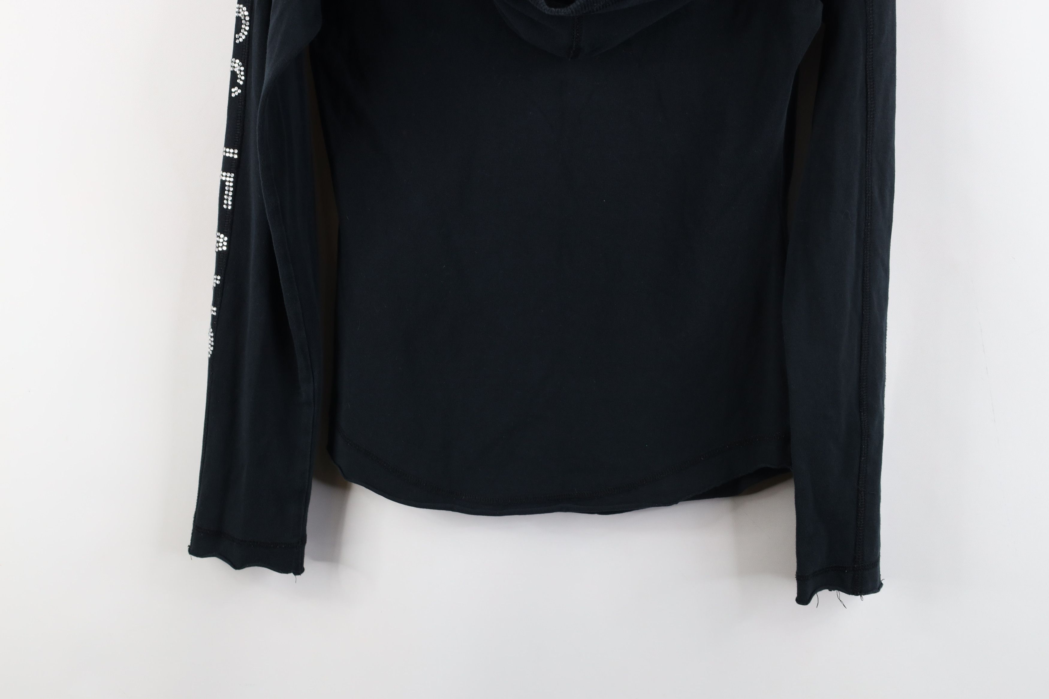 Guess × Vintage Vintage 90s Y2K Guess Babydoll Spell Sequin Hooded T-Shirt Size M / US 6-8 / IT 42-44 - 14 Thumbnail