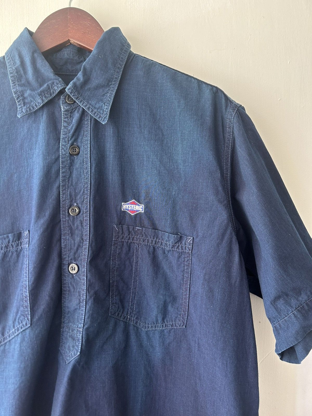 Hysteric Glamour Vintage Hysteric Glamour Short Sleeve Work Shirt Size US L / EU 52-54 / 3 - 4 Thumbnail