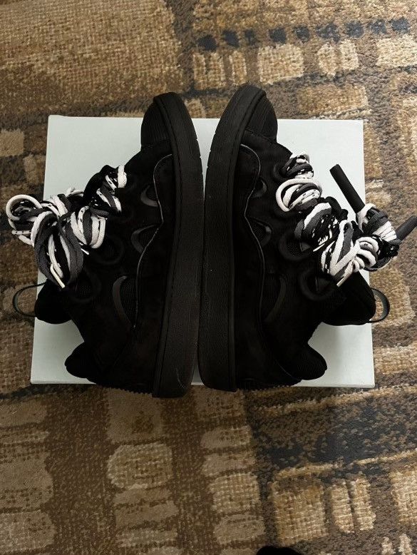 Lanvin Triple Black Curb Sneakers Size US 10 / EU 43 - 8 Thumbnail