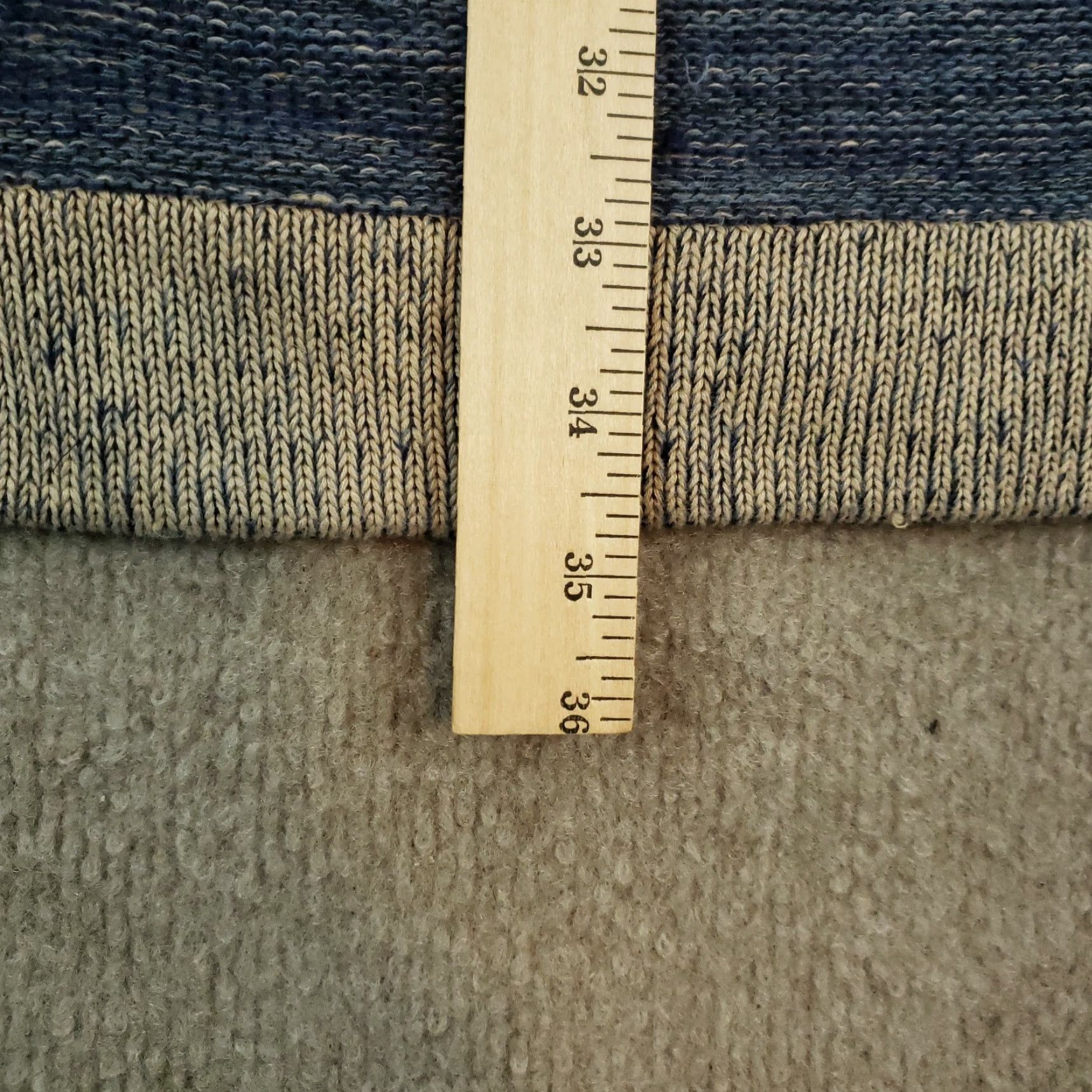 J. Jill J. Jill Women's Medium Blue Long Sleeve Cardigan Sweater Cotton Linen Blend Button Front Fall Winter Classic Style Size M / US 6-8 / IT 42-44 - 3 Thumbnail