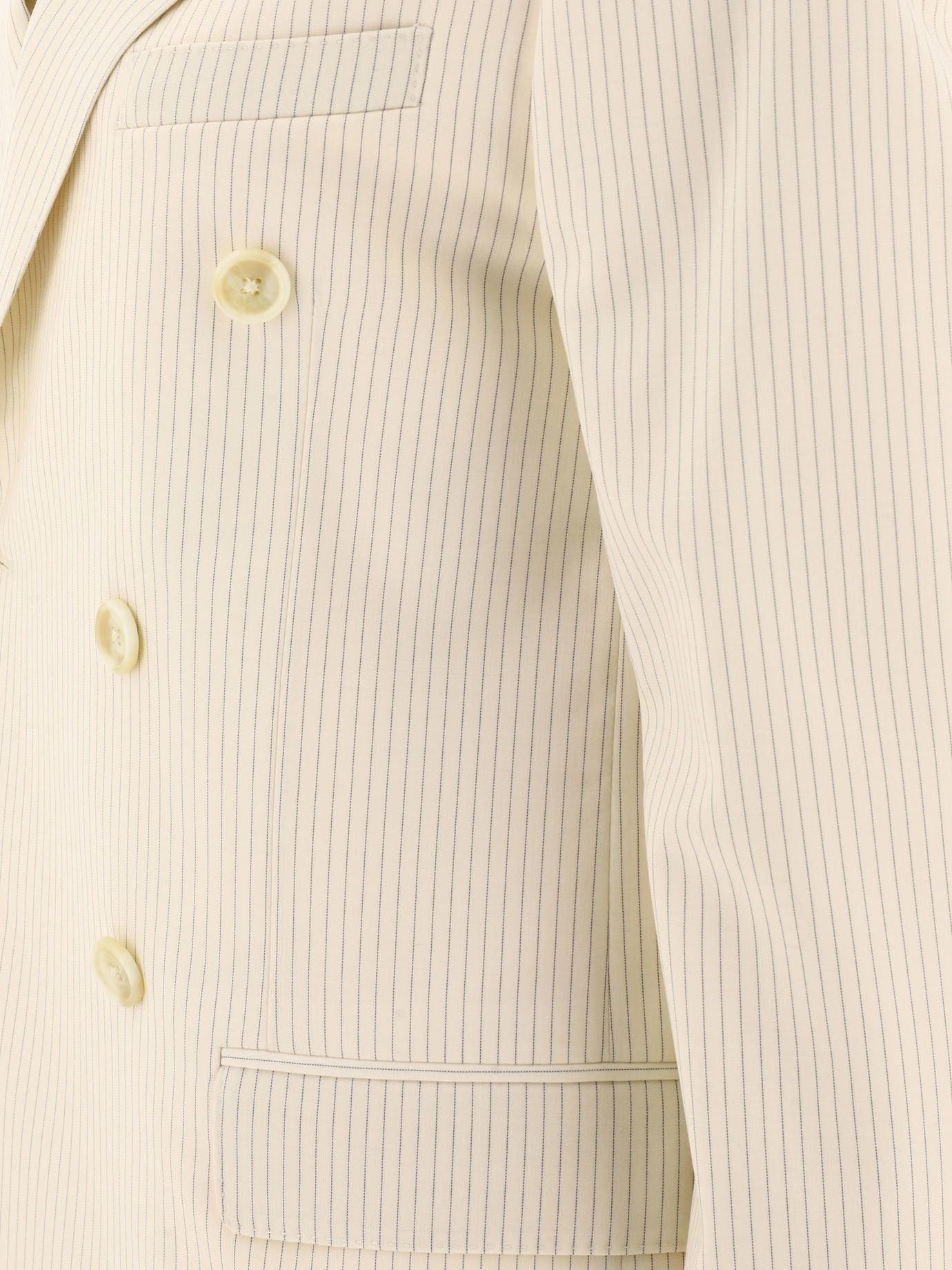 Celine o1y0725 Blazer in Cream Size M / US 6-8 / IT 42-44 - 4 Thumbnail