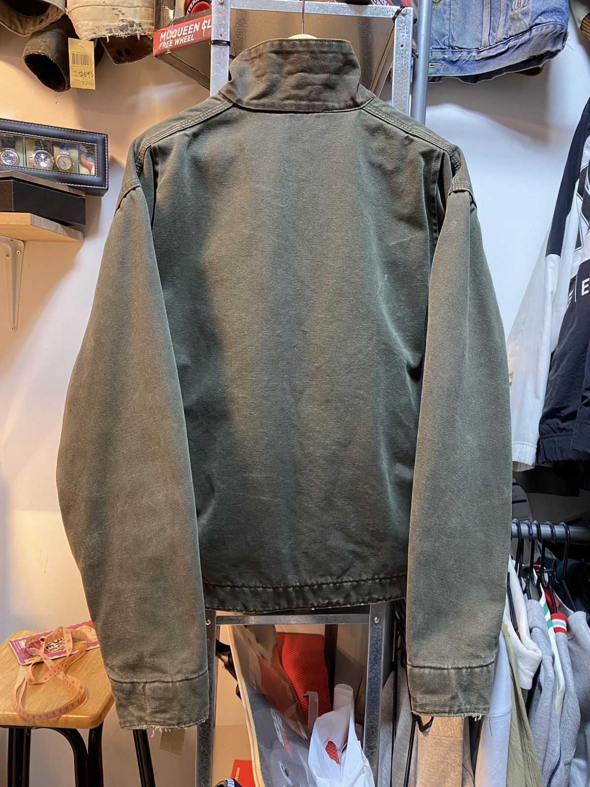 Carhartt Rare Vintage Carhartt Detroit Jacket MOS Green Size US XL / EU 56 / 4 - 3 Thumbnail