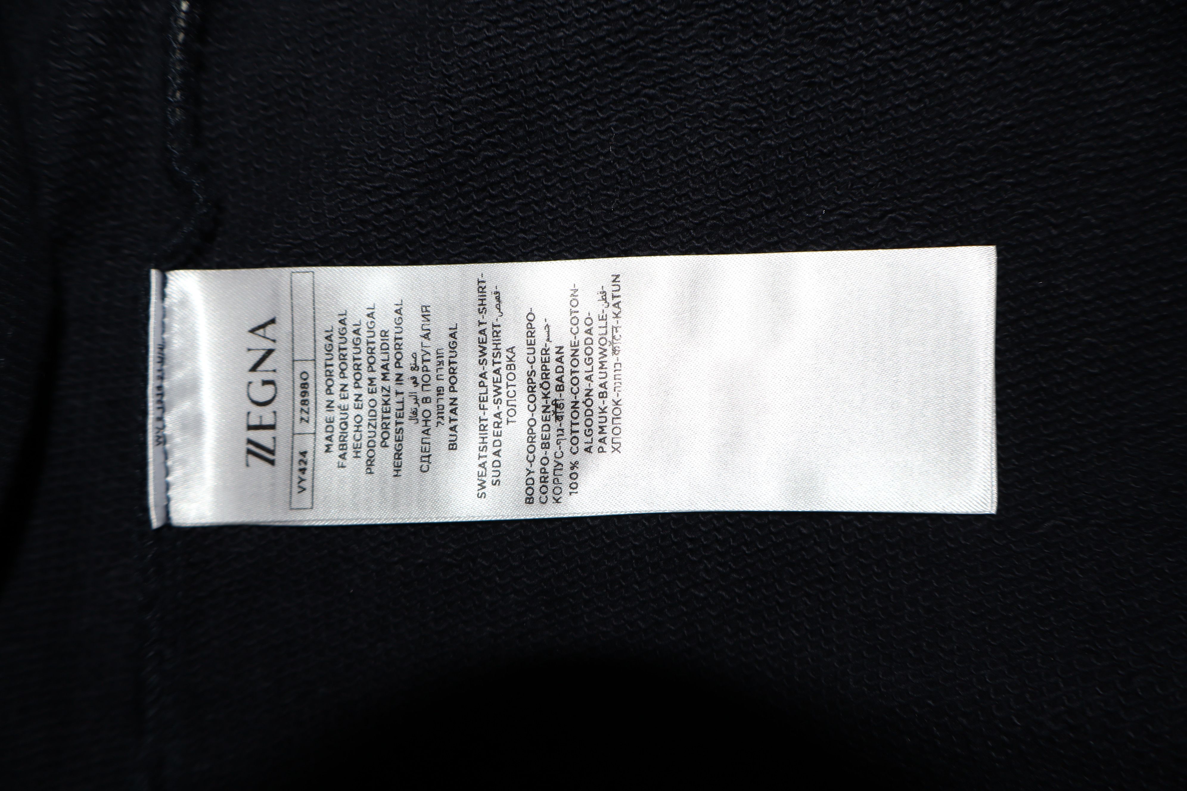 Z Zegna Logo print sweatshirt Size US S / EU 44-46 / 1 - 9 Thumbnail