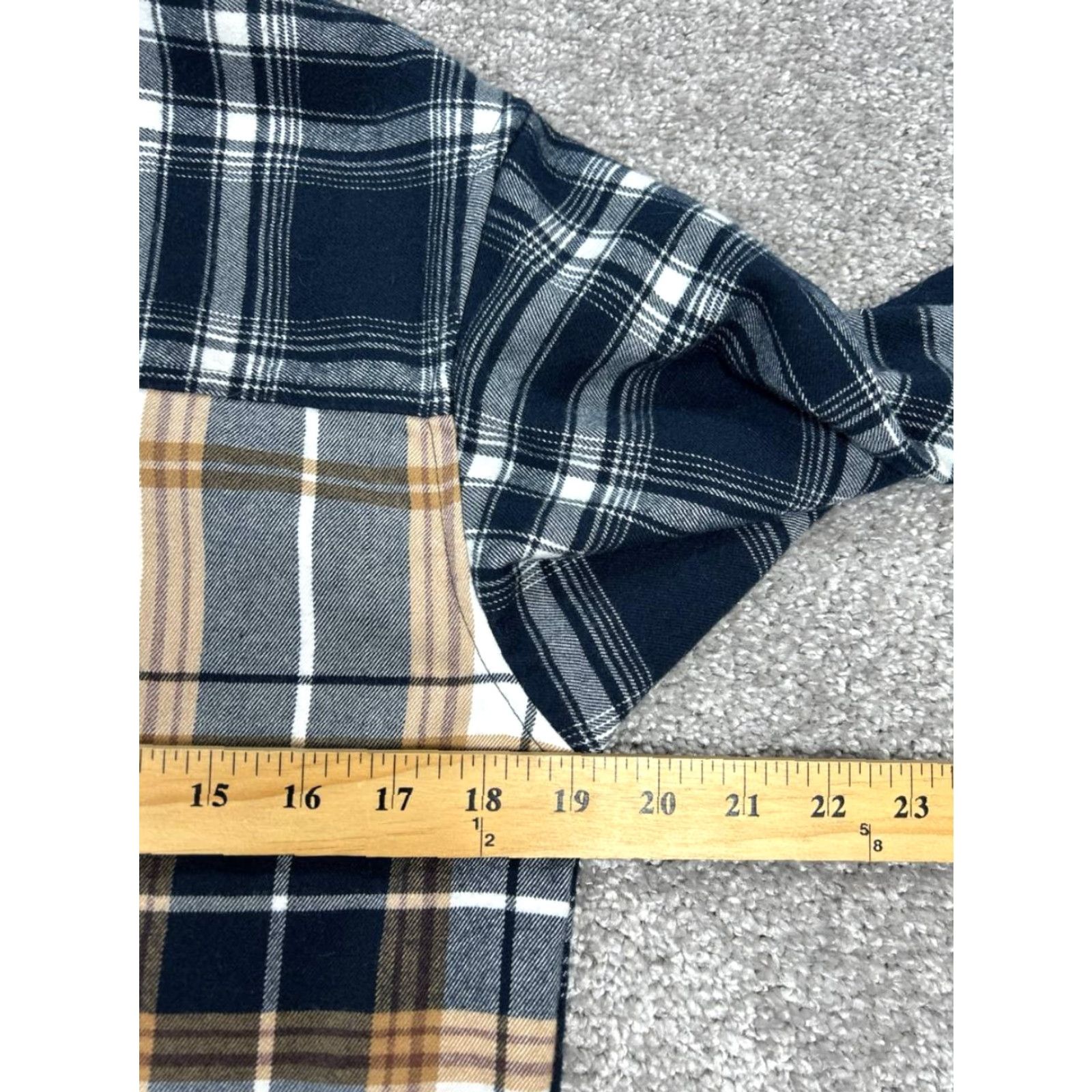 Abercrombie & Fitch Abercrombie & Fitch Shirt Womens XS Plaid Button Up Blue White Brown Multicolor Casual 90s Style Womens Size XS / US 0-2 / IT 36-38 - 6 Thumbnail