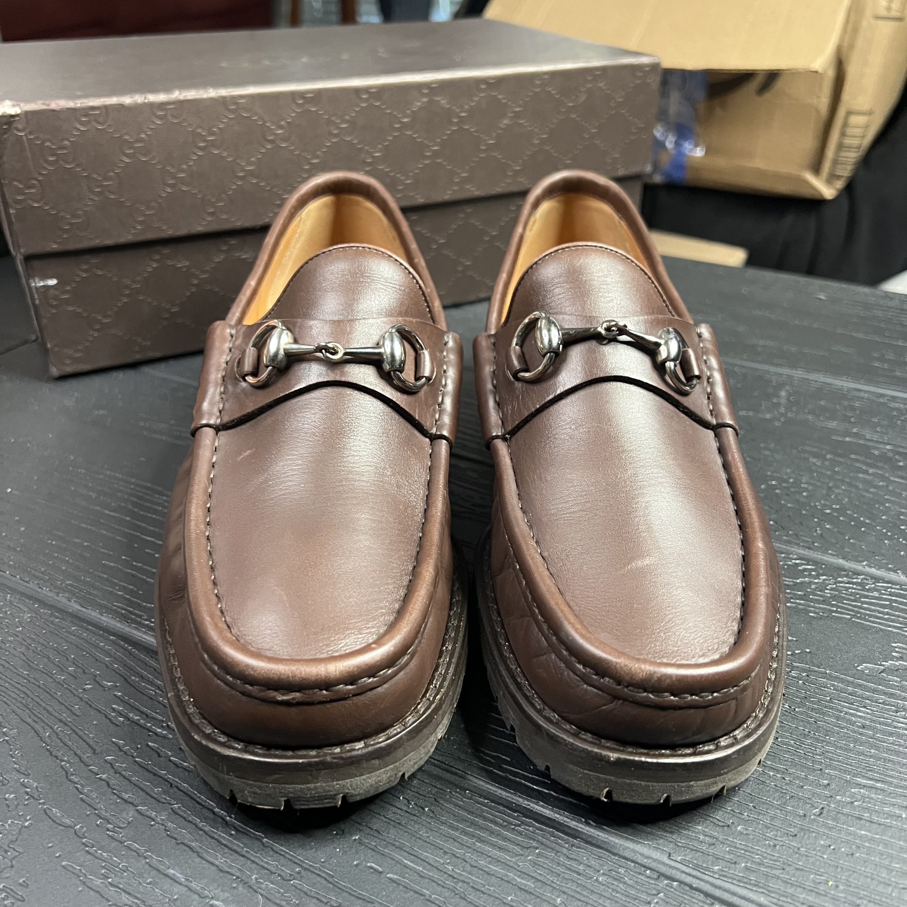 Gucci Gucci Horsebit Loafer Brown Size US 8 / EU 41 - 9 Thumbnail