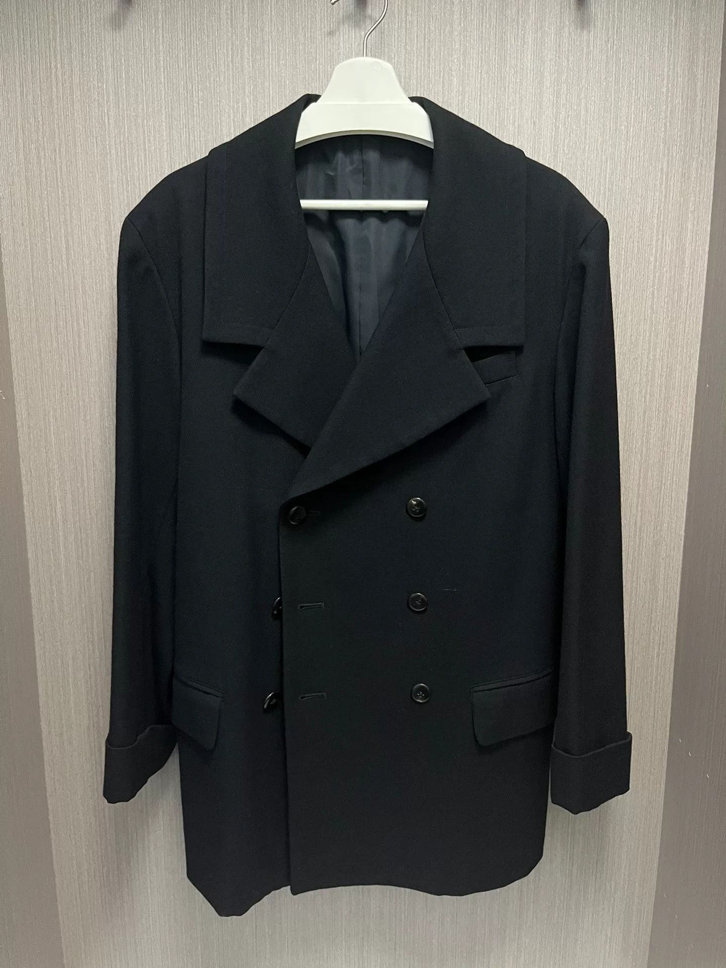 Yohji Yamamoto Yohji Yamamoto Double Breasted Suit Size US S / EU 44-46 / 1 - 1 Thumbnail