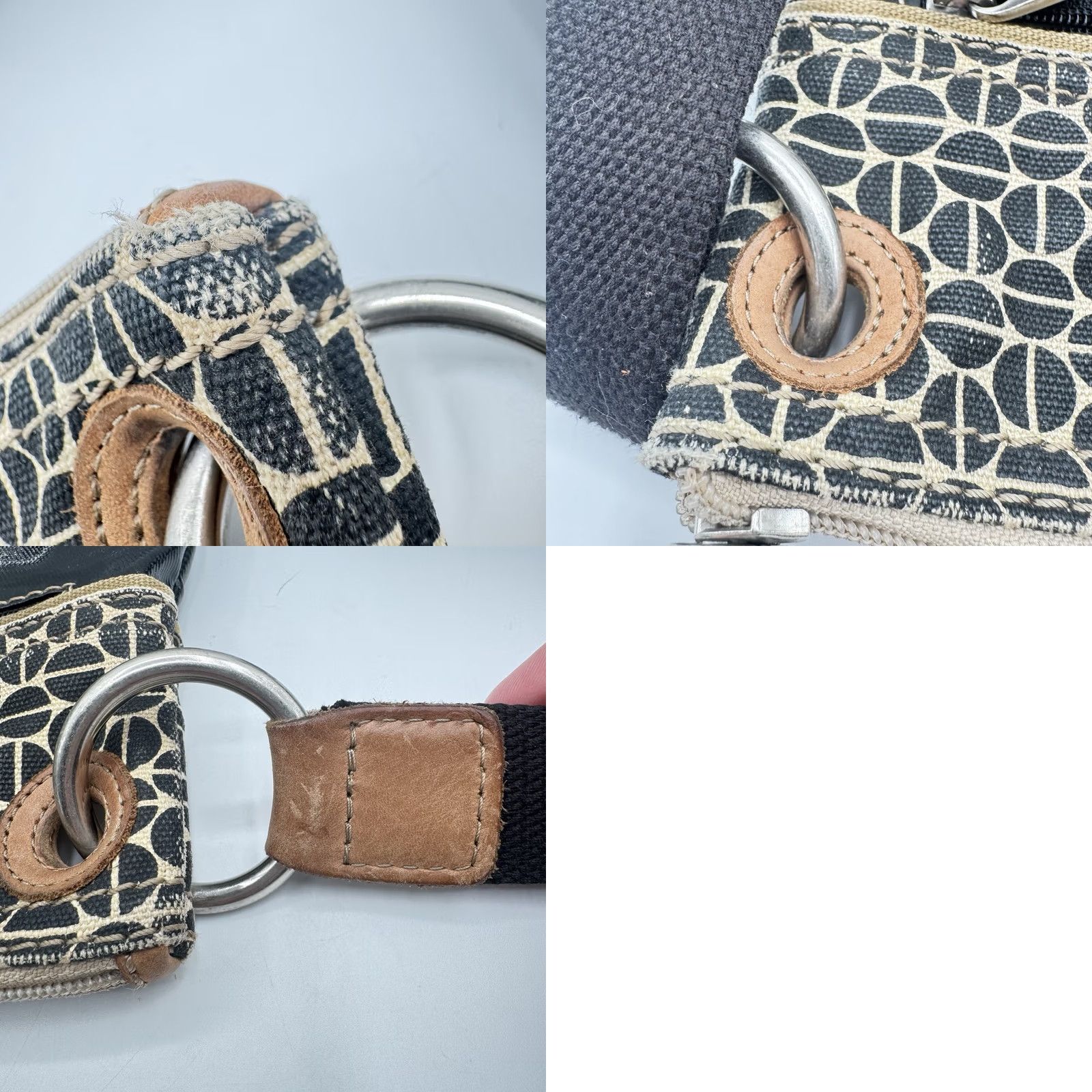 Fossil Fossil Shoulder Bag Womens Medium Black Leather Handbag Size ONE SIZE - 10 Thumbnail