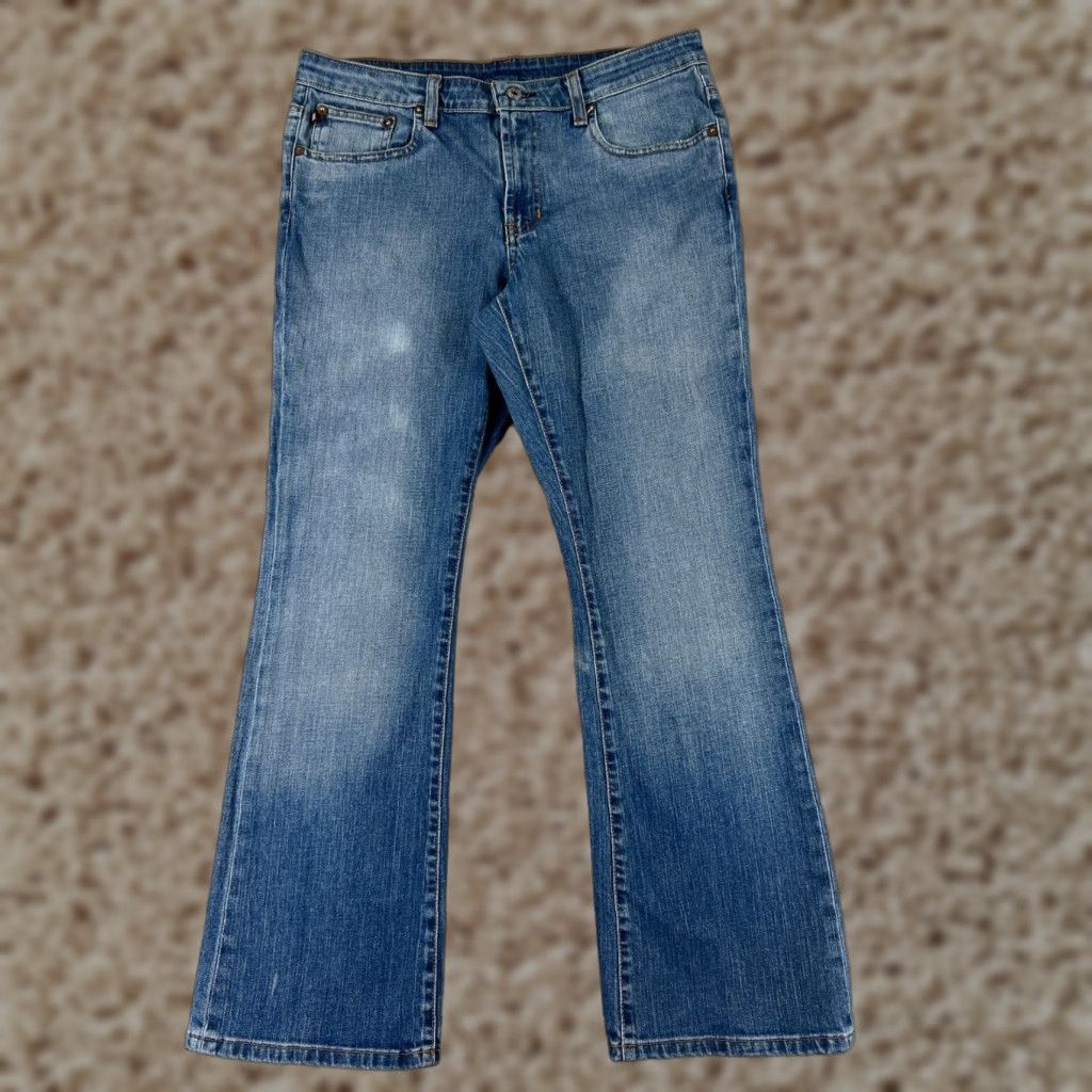 Ralph Lauren VINTAGE Ralph Lauren Women’s Jeans Bootcut 12 Blue Denim Cotton Blend 28in Inseam Size 34" / US 12 / IT 48 - 1 Thumbnail