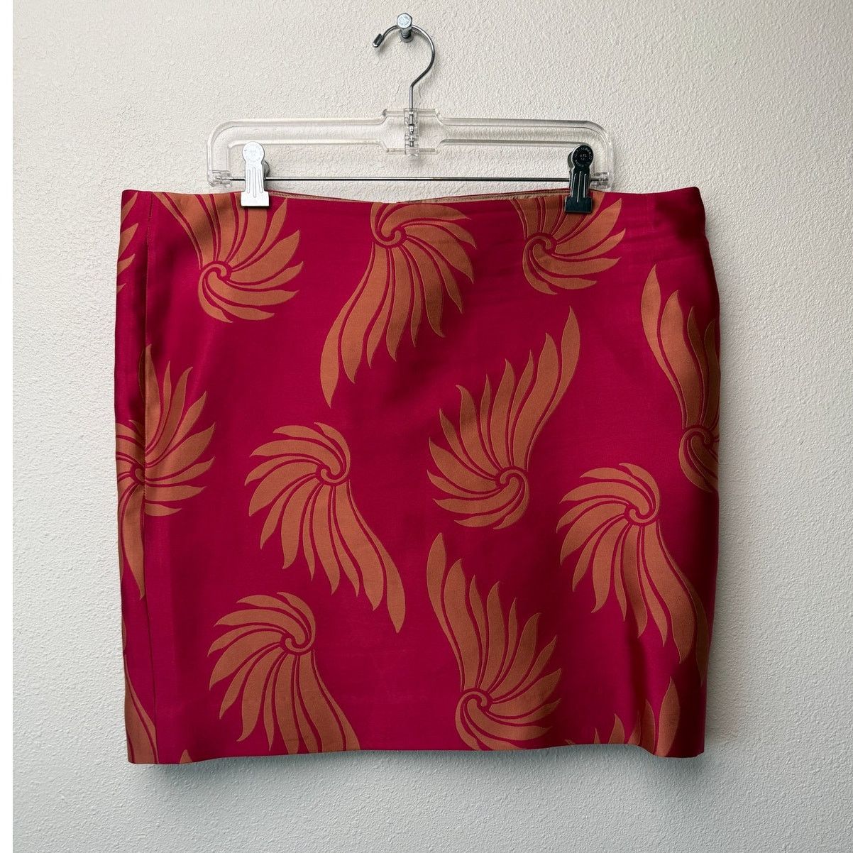 Dries Van Noten Dries Van Noten Fuchsia Peach Shell Silk Skirt US 12 Size 34" / US 12 / IT 48 - 5 Thumbnail