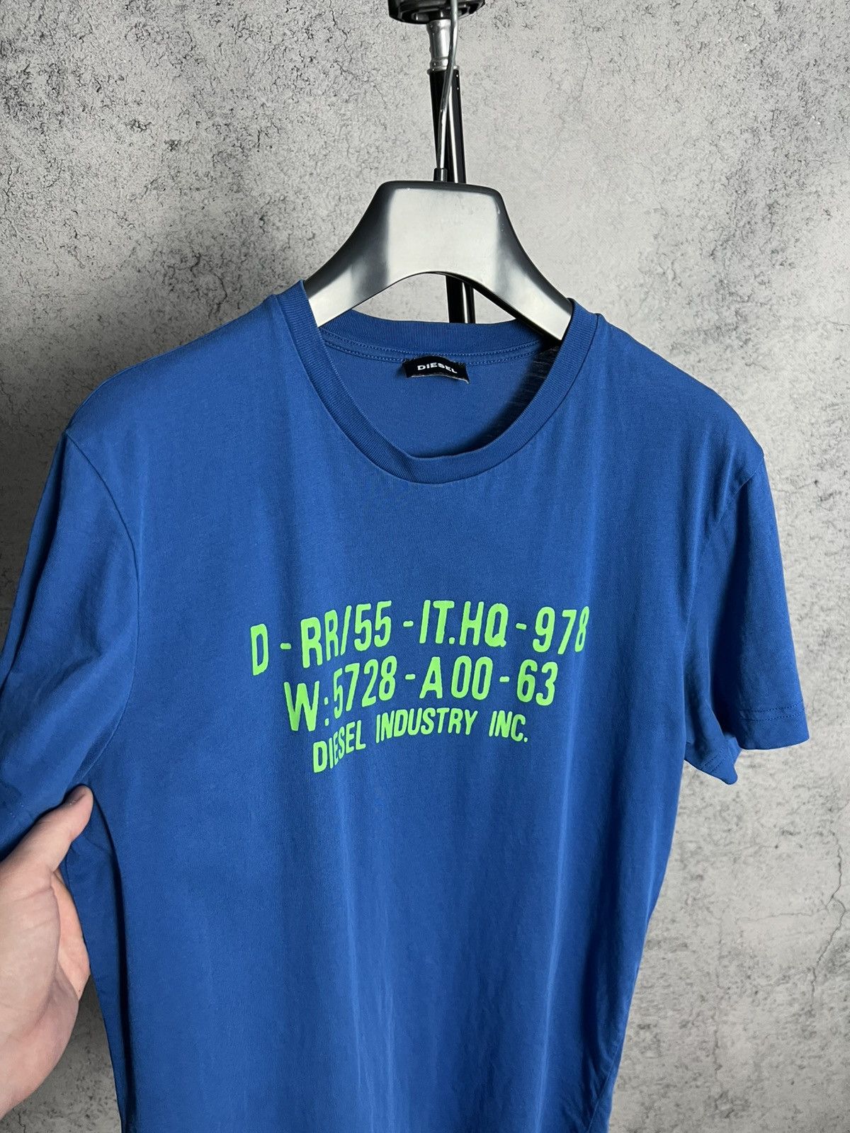 Diesel Diesel Y2K T-Shirt Big Print Hype Tee Blue Size US L / EU 52-54 / 3 - 3 Thumbnail
