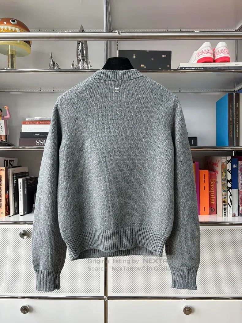 Chanel Chanel 22K gray round-neck cashmere hot diamond sweater Size XXS / US 00 / IT 34 - 4 Thumbnail