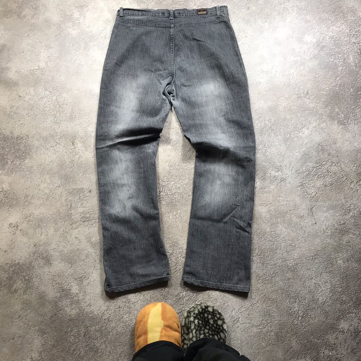 Vintage Vintage 90s Thrashed Distressed Low Rise Flared Jeans Grunge Size US 32 / EU 48 - 4 Thumbnail