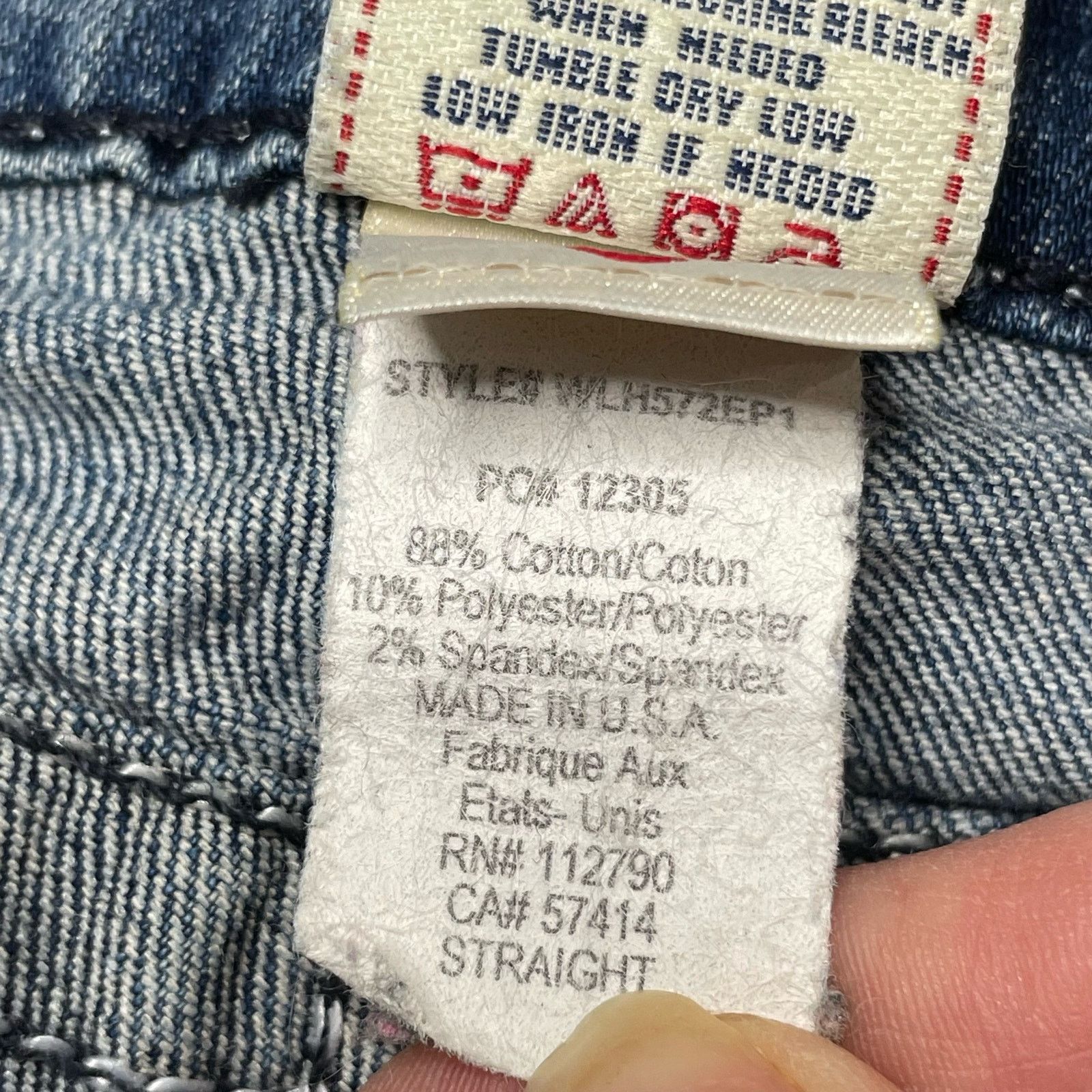 True Religion True Religion Straight Leg Jeans Size 27" / US 4 / IT 40 - 10 Thumbnail