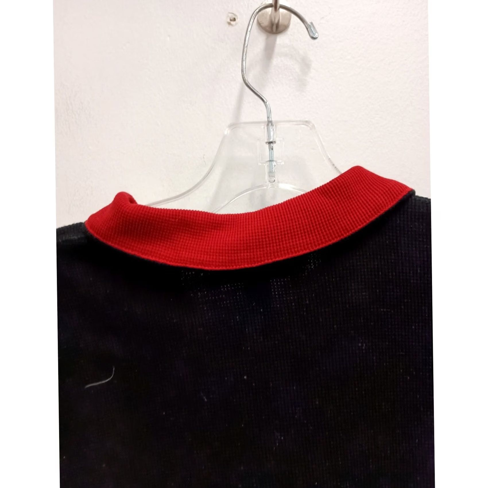Ralph Lauren Lauren Active Ralph Lauren Quarter Zip Thermal Top Womens Large Black Red Preppy Size L / US 10 / IT 46 - 7 Thumbnail