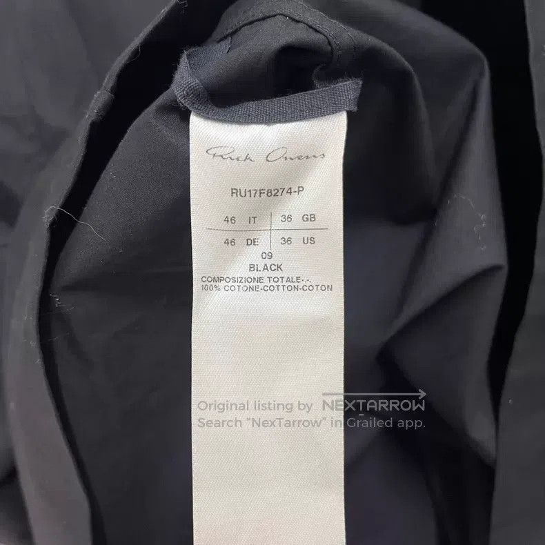Rick Owens Rick Owens Clergy Collar Short Sleeve Size US S / EU 44-46 / 1 - 4 Thumbnail