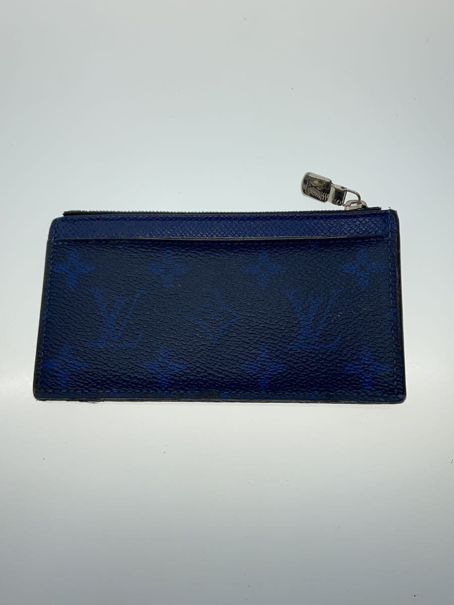 Louis Vuitton Louis Vuitton Taigarama Coin Card Holder Navy Blue Size ONE SIZE - 2 Thumbnail
