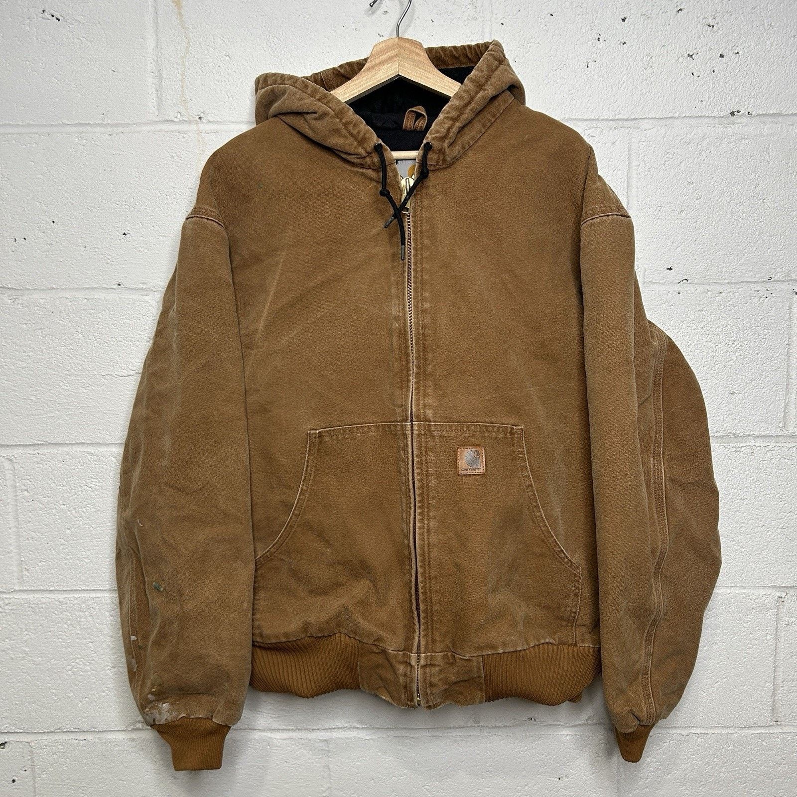 Carhartt Carhartt Hooded Quilt-Lined Active Jacket “Brown” J130-211 Size US XL / EU 56 / 4 - 1 Thumbnail