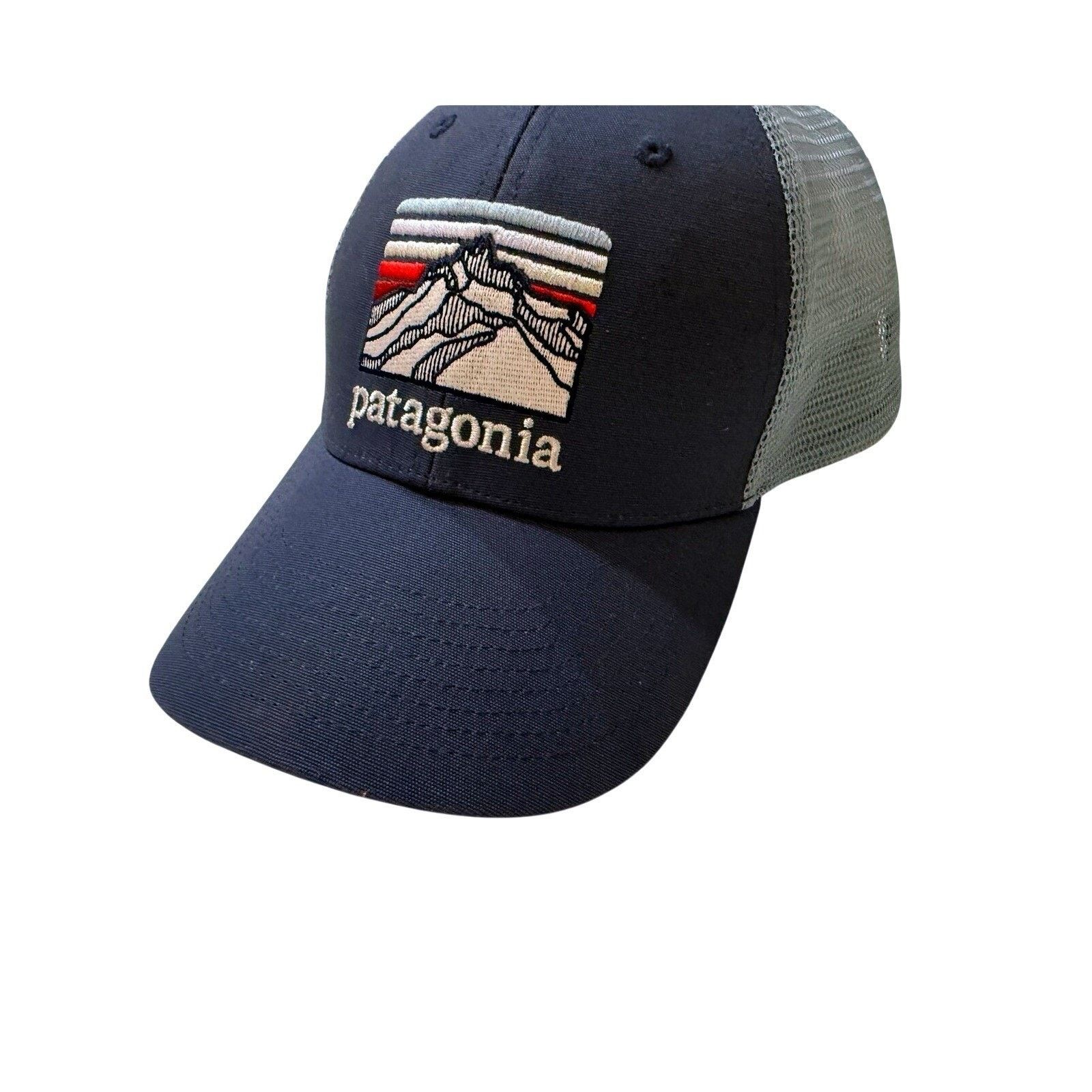 Patagonia Patagonia Trucker Hat Blue Mesh Mountain Outdoorsy Trail Size ONE SIZE - 1 Thumbnail
