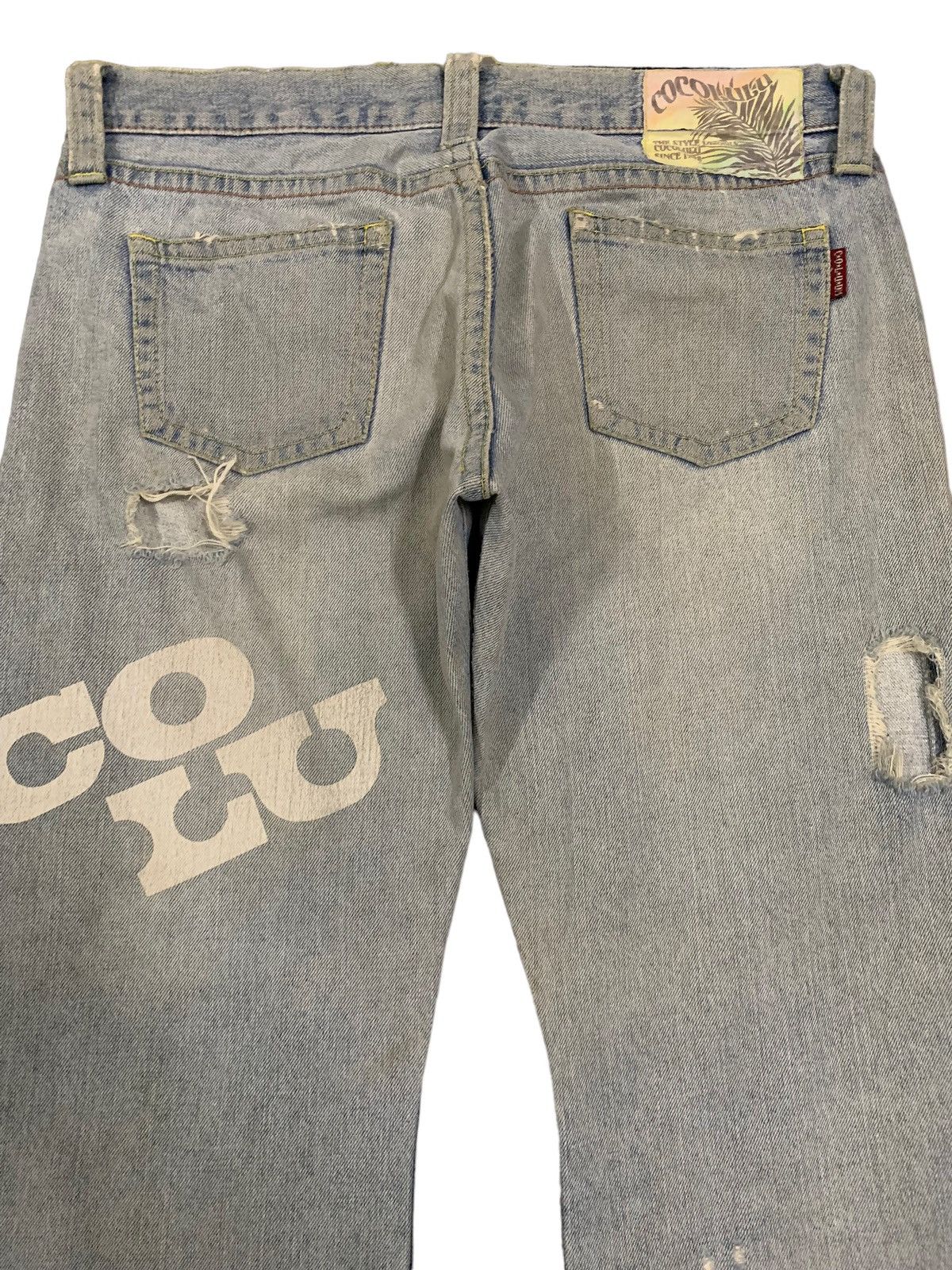 14th Addiction Vintage CocoLulu Mud Wash Baggy Distressed Grunge Jeans Size US 33 - 14 Thumbnail