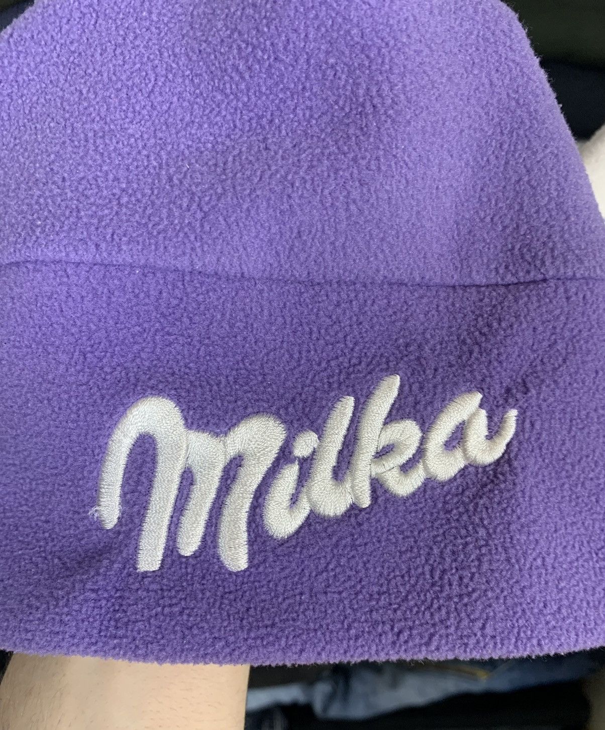 Other Y2K Milka Fleece Hat Size ONE SIZE - 7 Thumbnail