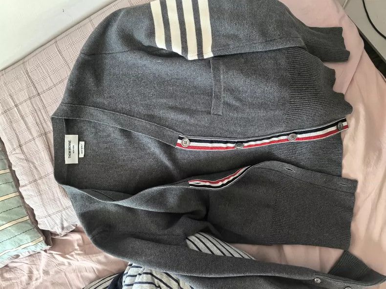 Thom Browne Thom Browne Gray four-in-the-crotch sweater Size US S / EU 44-46 / 1 - 2 Thumbnail