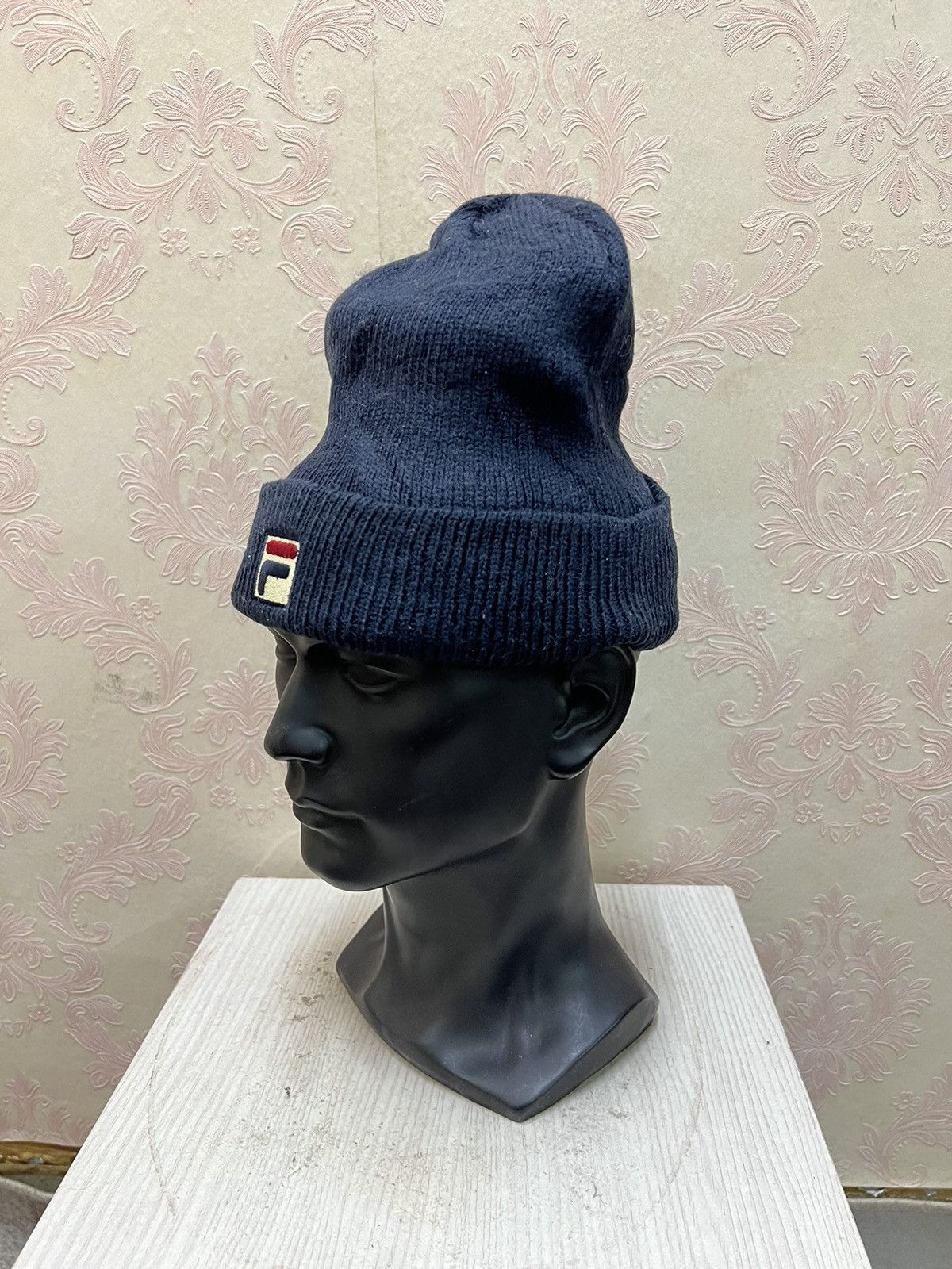 Fila Vintage Fila Small Logo Beanie Hats Size ONE SIZE - 3 Thumbnail