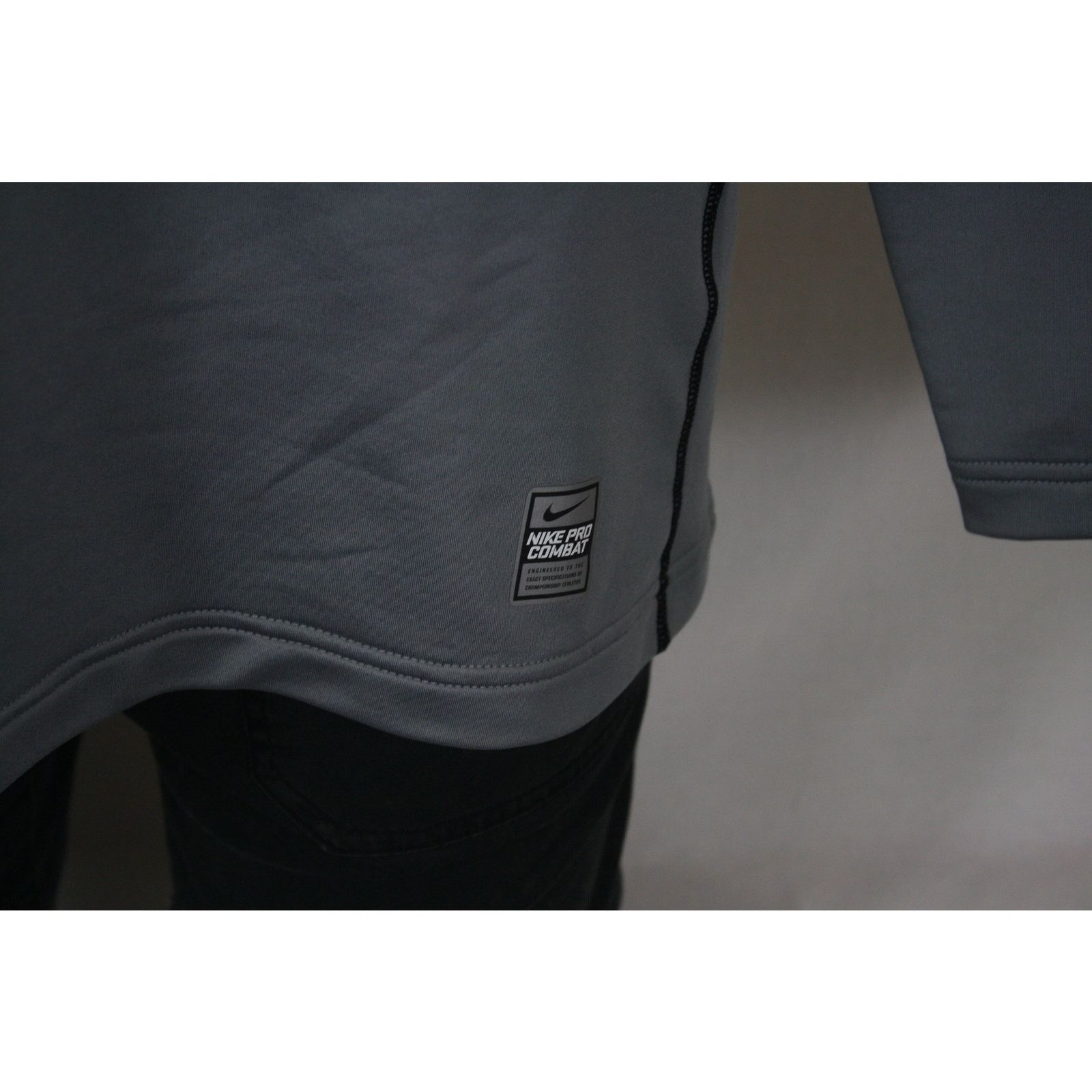 Nike Nike Pro Combat Hyperwarm Dri-Fit Athletic Fitted Pullover Size US XXL / EU 58 / 5 - 3 Thumbnail