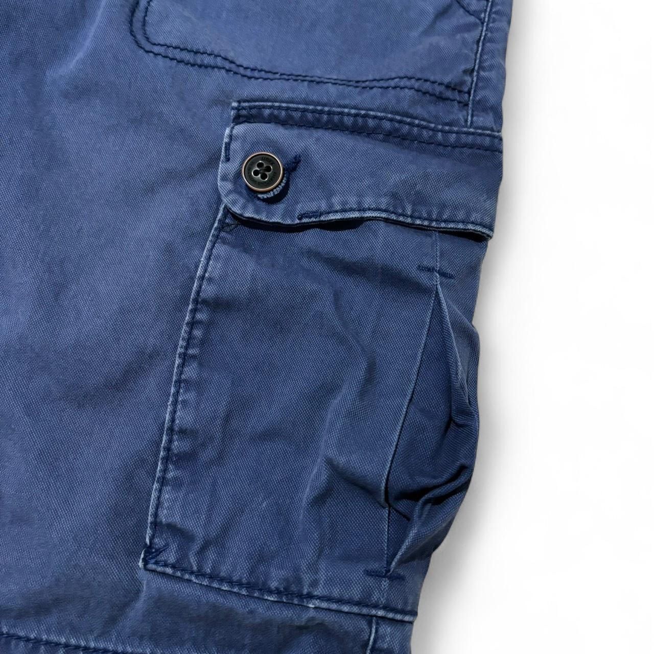 Mexx Deep Blue Cargo Shorts Size US 35 - 2 Thumbnail