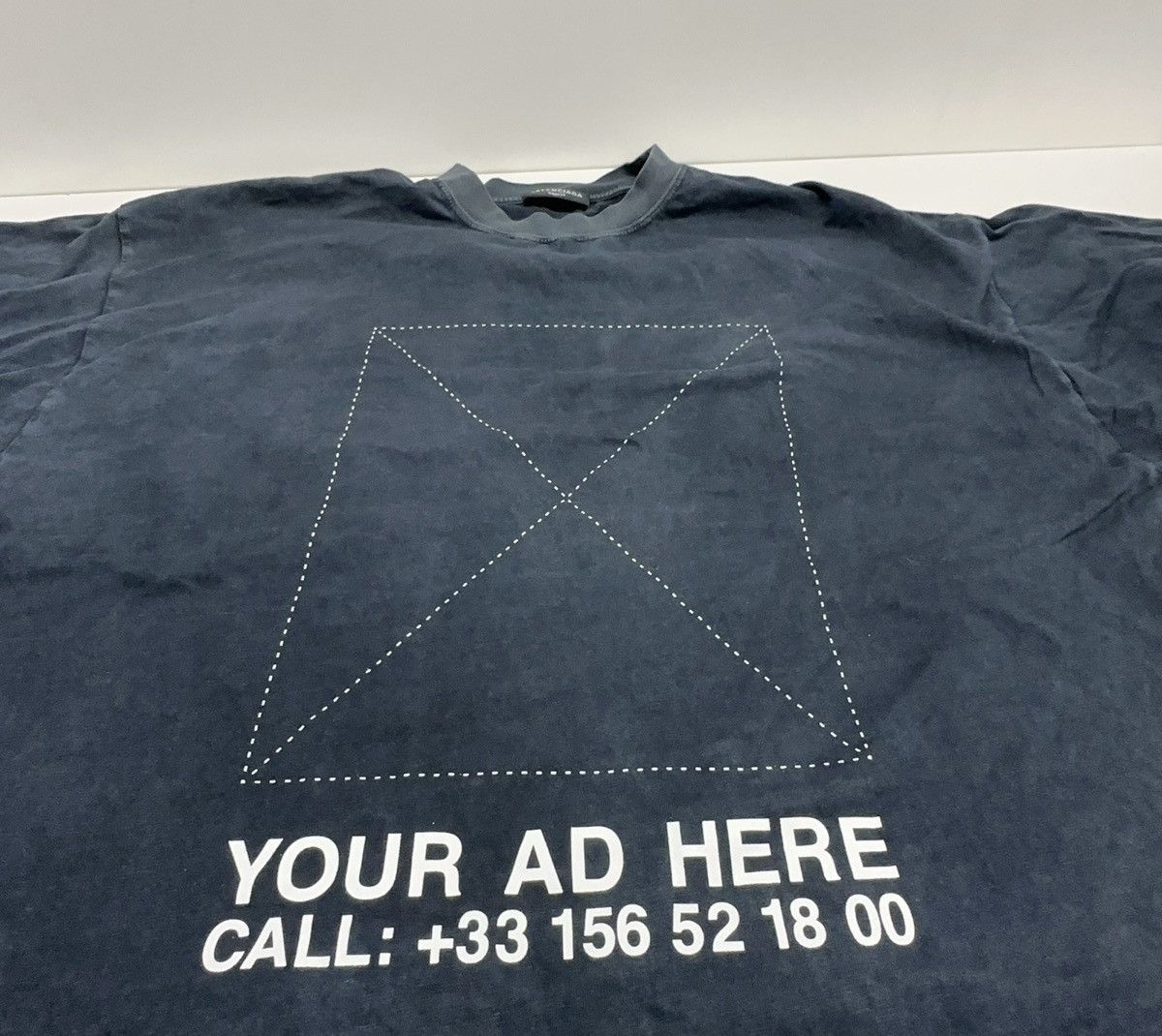 Balenciaga Balenciaga Your Ad Here Oversized Logo Cotton T-Shirt Size US M / EU 48-50 / 2 - 4 Thumbnail