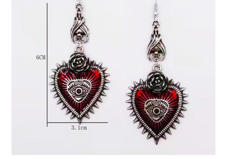 Other Hard Silver Spike Earring – Gothic Punk / Y2K Grunge Size ONE SIZE - 4 Thumbnail