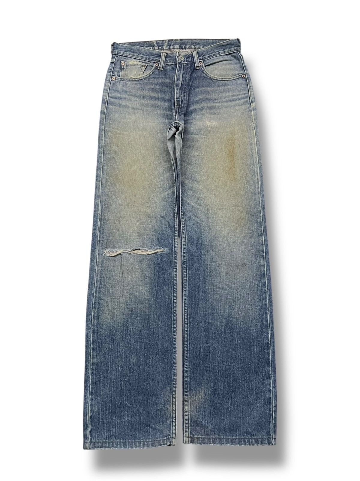 Levi's Vintage Y2K Levi’s 533 - Faded Mud Wash, Distressed Denim Size US 30 / EU 46 - 2 Thumbnail