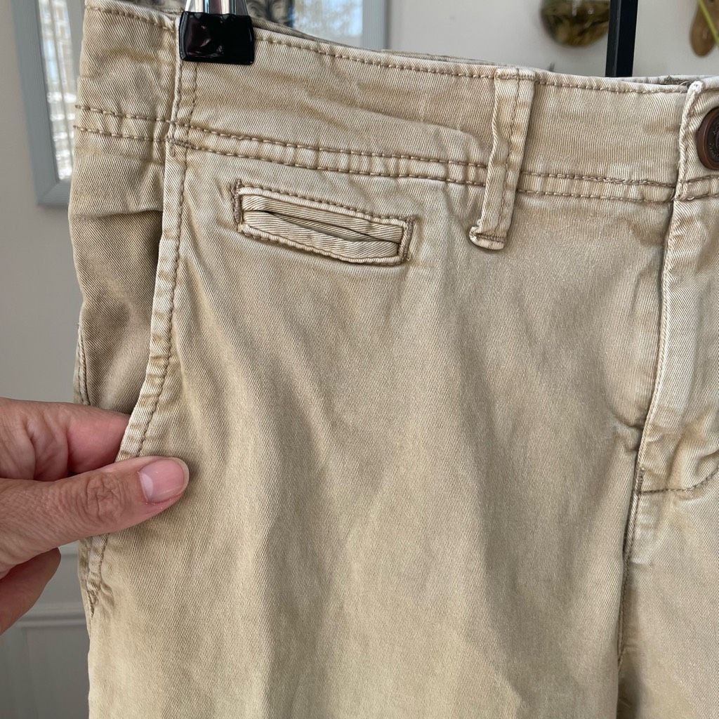 American Eagle Outfitters American Eagle Skinny Khaki Chino Pants 30 x 31 Size US 30 / EU 46 - 3 Thumbnail
