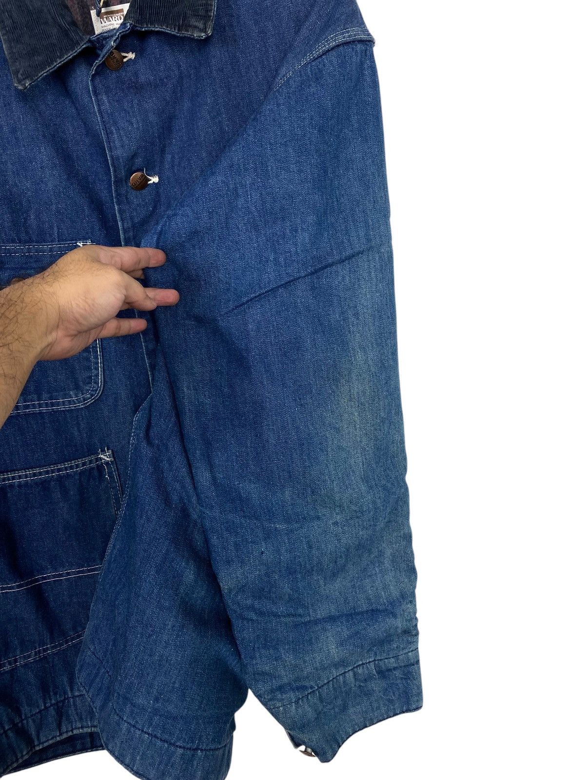 Original Montgomery Rare‼️ Vintage Montgomery Ward Chore Denim Jacket Size US M / EU 48-50 / 2 - 9 Thumbnail