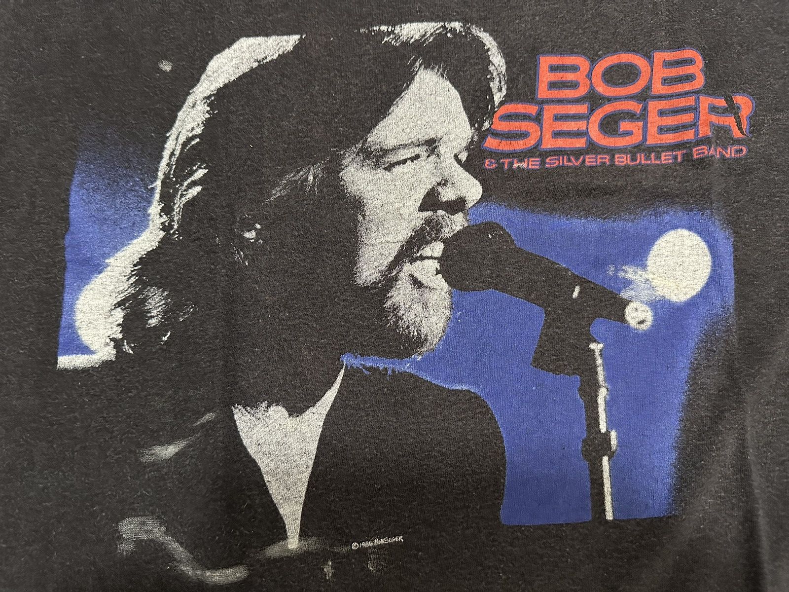 Band Tees Vintage 80’s Bob Seger and The Silver Bullet Band Tshi Size US L / EU 52-54 / 3 - 3 Thumbnail