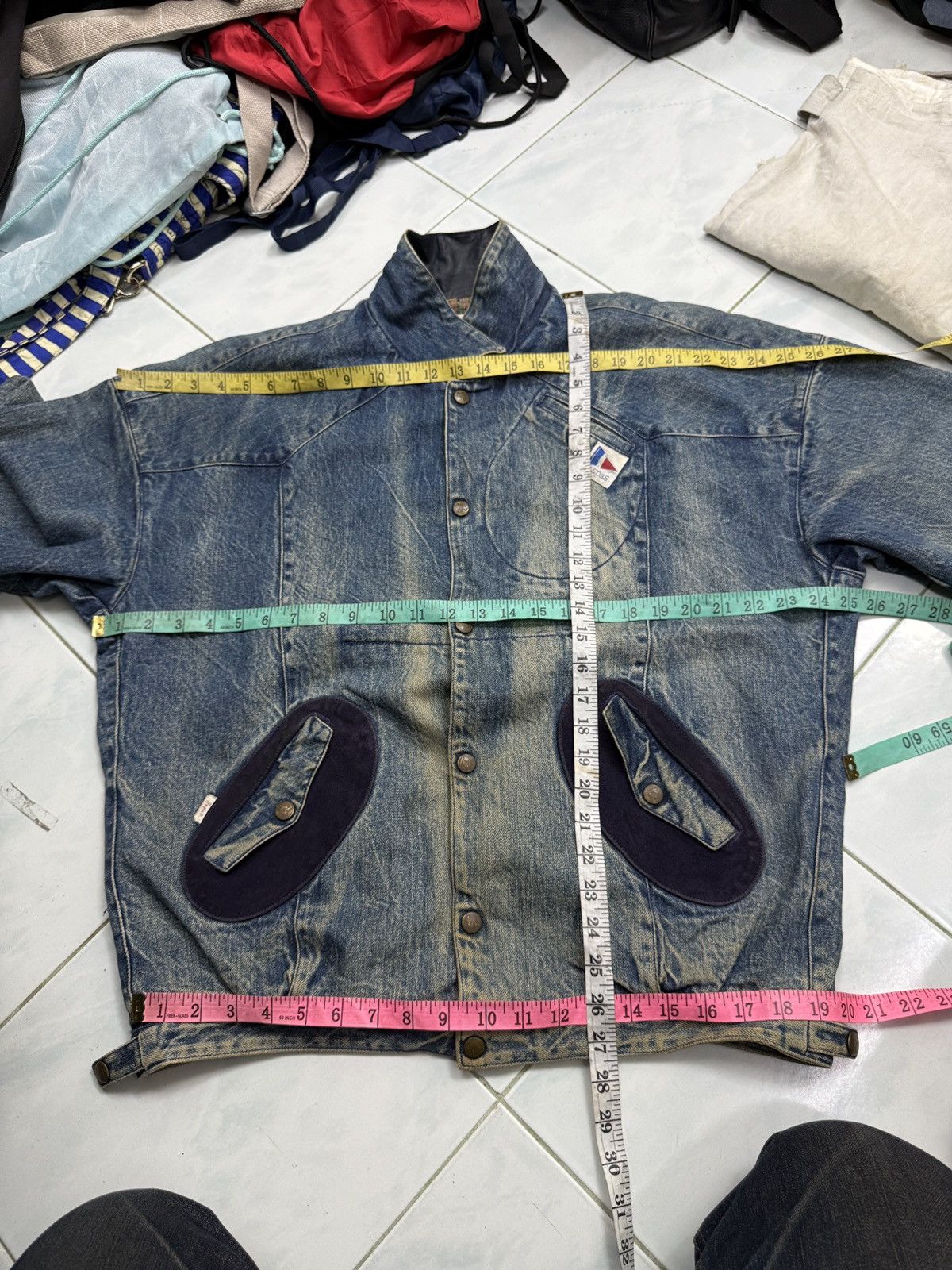 Japanese Brand 🔥🔥💥ARCHIVE PAPAS DENIM JACKET Size US L / EU 52-54 / 3 - 19 Thumbnail
