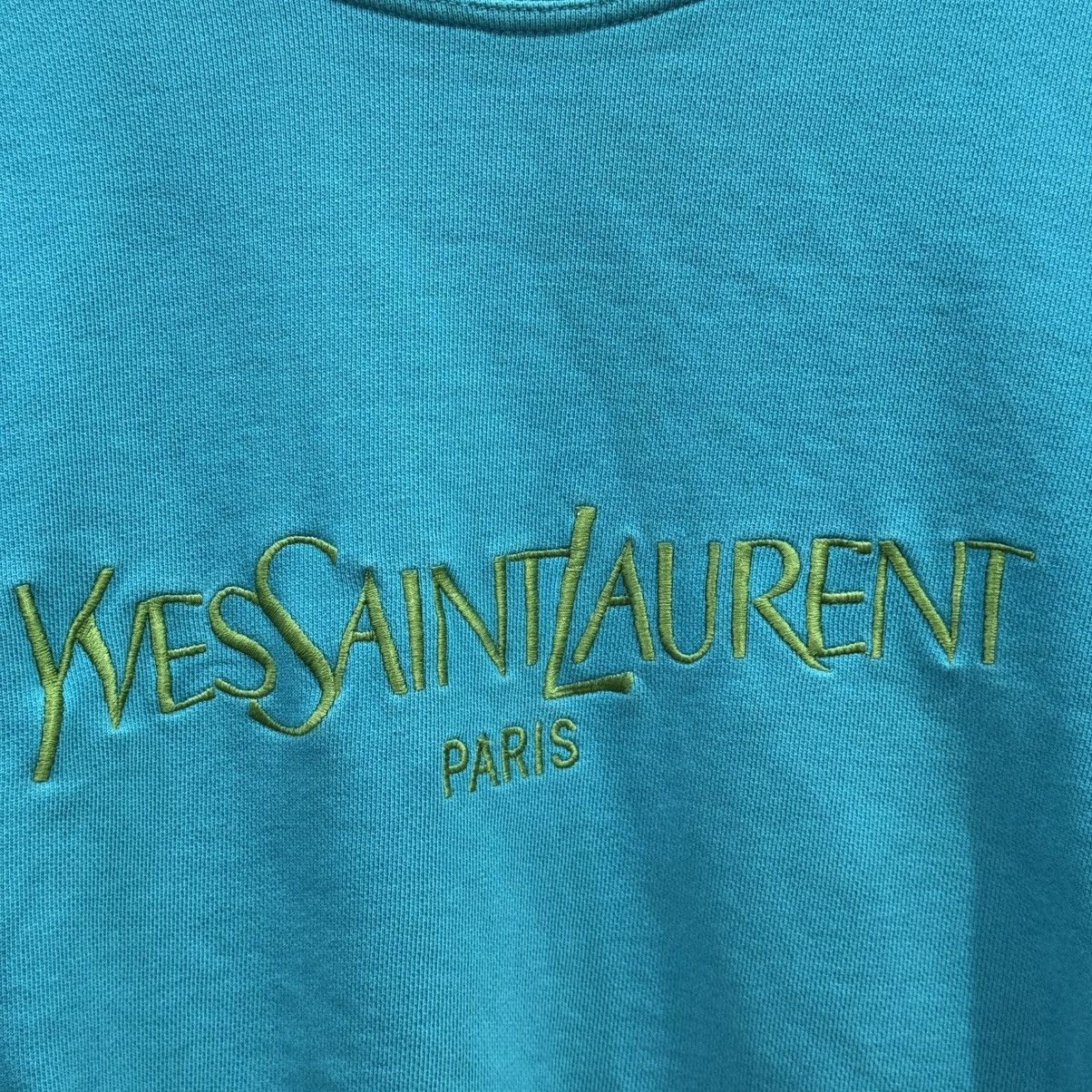 Yves Saint Laurent Yves Saint Laurent Embroidered Sweatshirt Size US M / EU 48-50 / 2 - 2 Thumbnail
