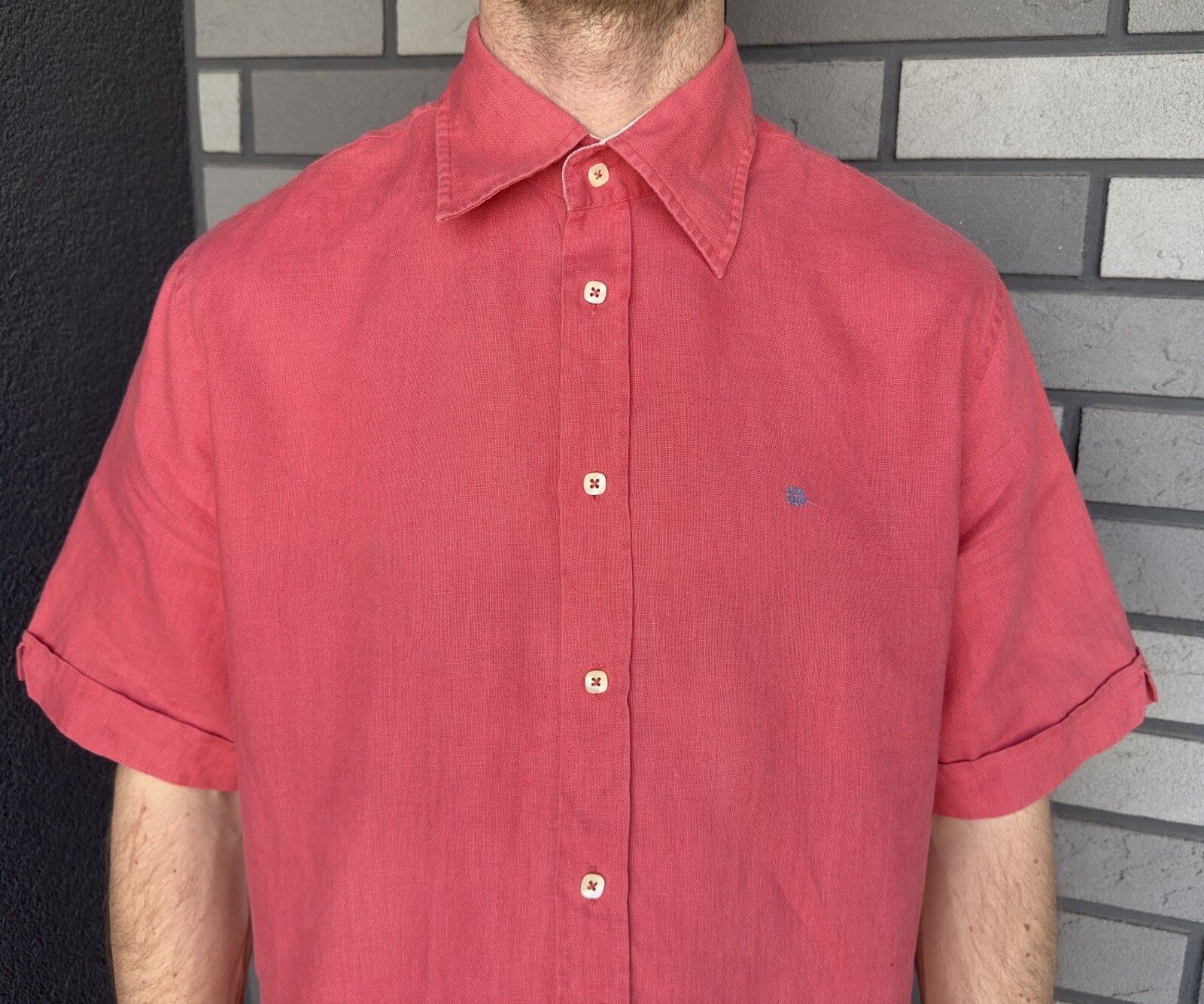 Vintage Jacques Britt 100 % Linen Shirt Mens size M Size US M / EU 48-50 / 2 - 3 Thumbnail