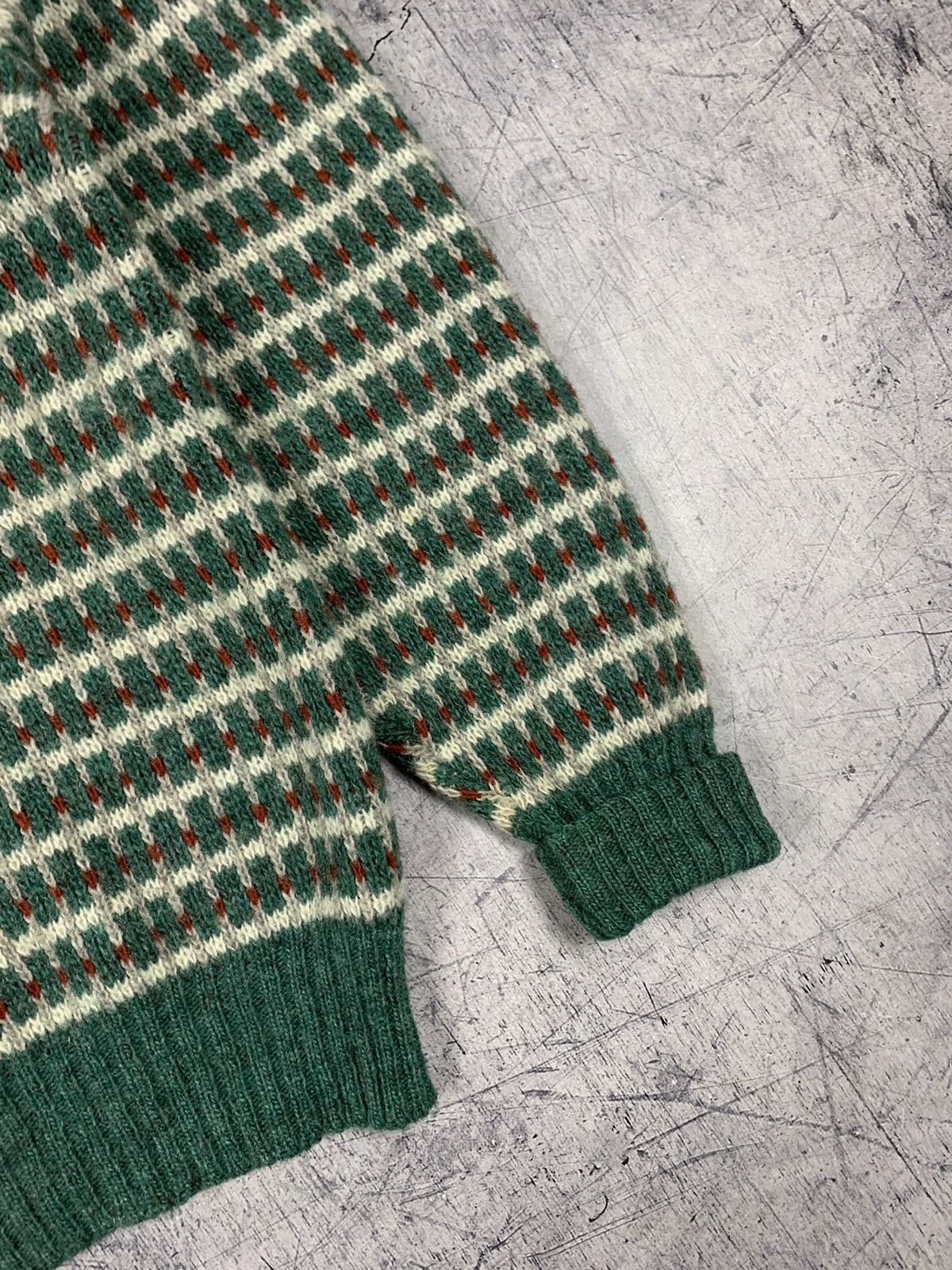 Vintage Vintage Rare Made In Norway Knitted Sweater Wool 90s Size US L / EU 52-54 / 3 - 8 Thumbnail