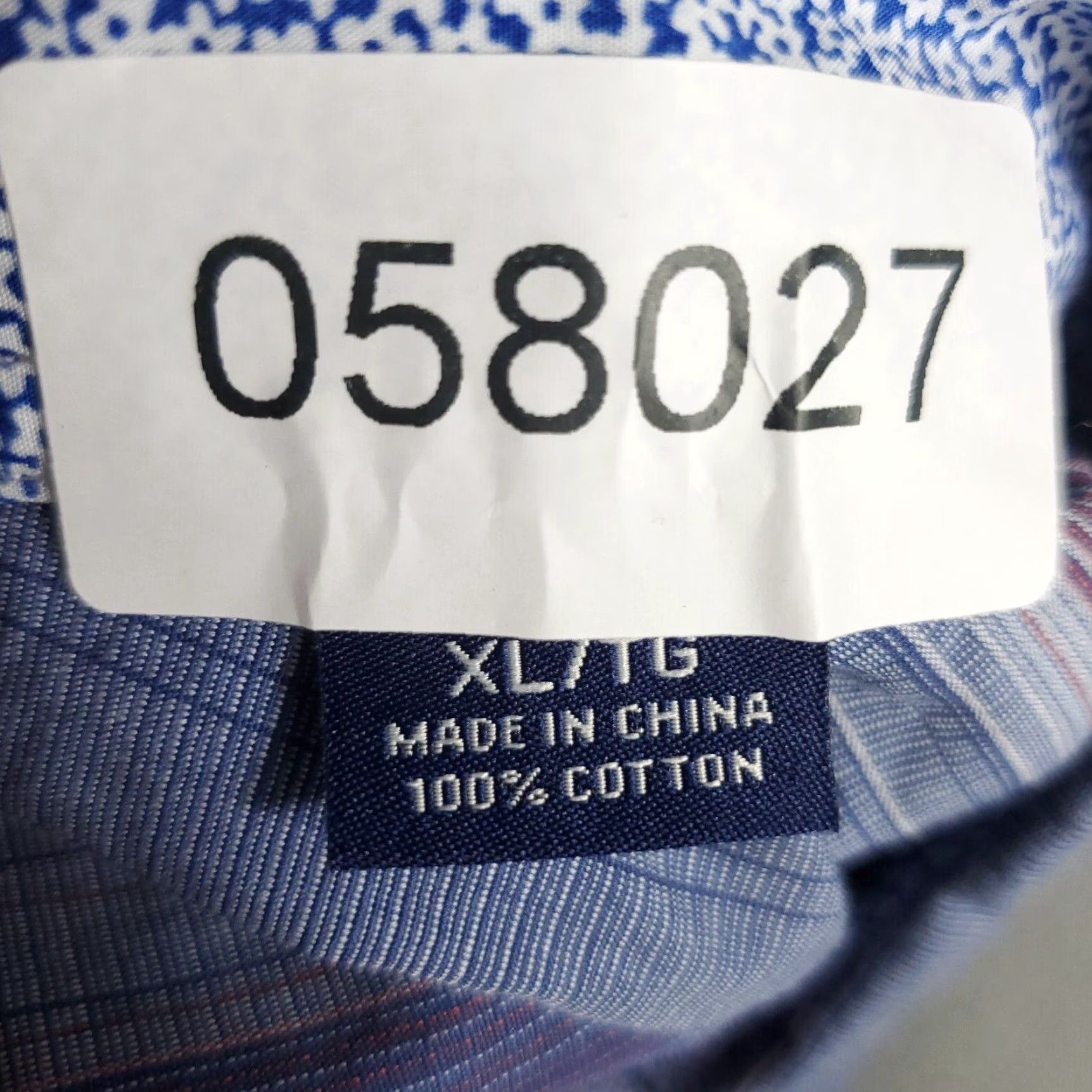 Tommy Bahama Tommy Bahama Shirt Mens XL Blue Striped Cotton Button-Up Long Sleeve Size US XL / EU 56 / 4 - 8 Thumbnail
