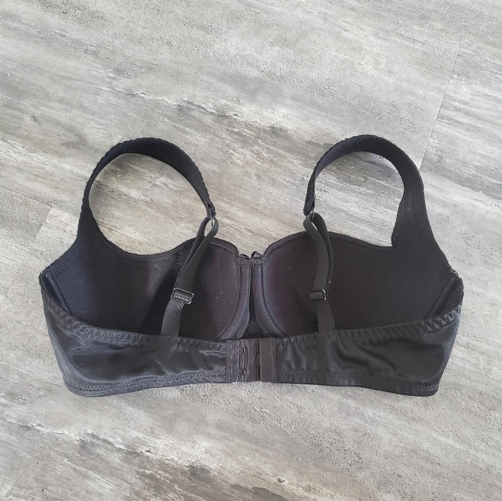 Designer Black Detailed ROSME Demi Bra Size ONE SIZE - 2 Thumbnail