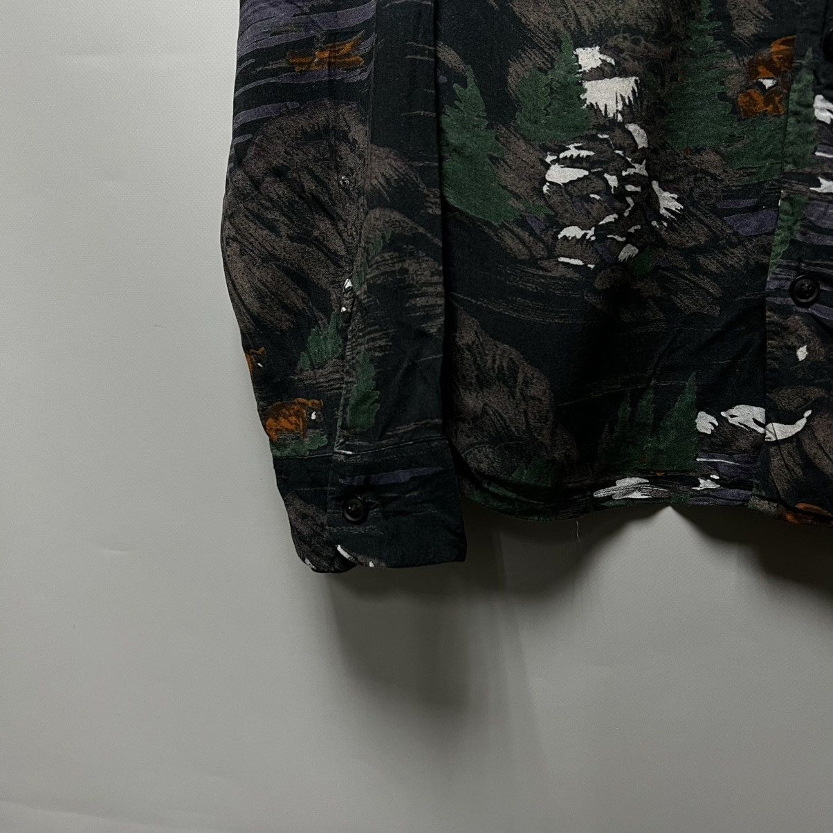Allsaints Allsaints Redfern Landscape Poplin Shirt Outdoor Long Sleeve Size US L / EU 52-54 / 3 - 9 Thumbnail
