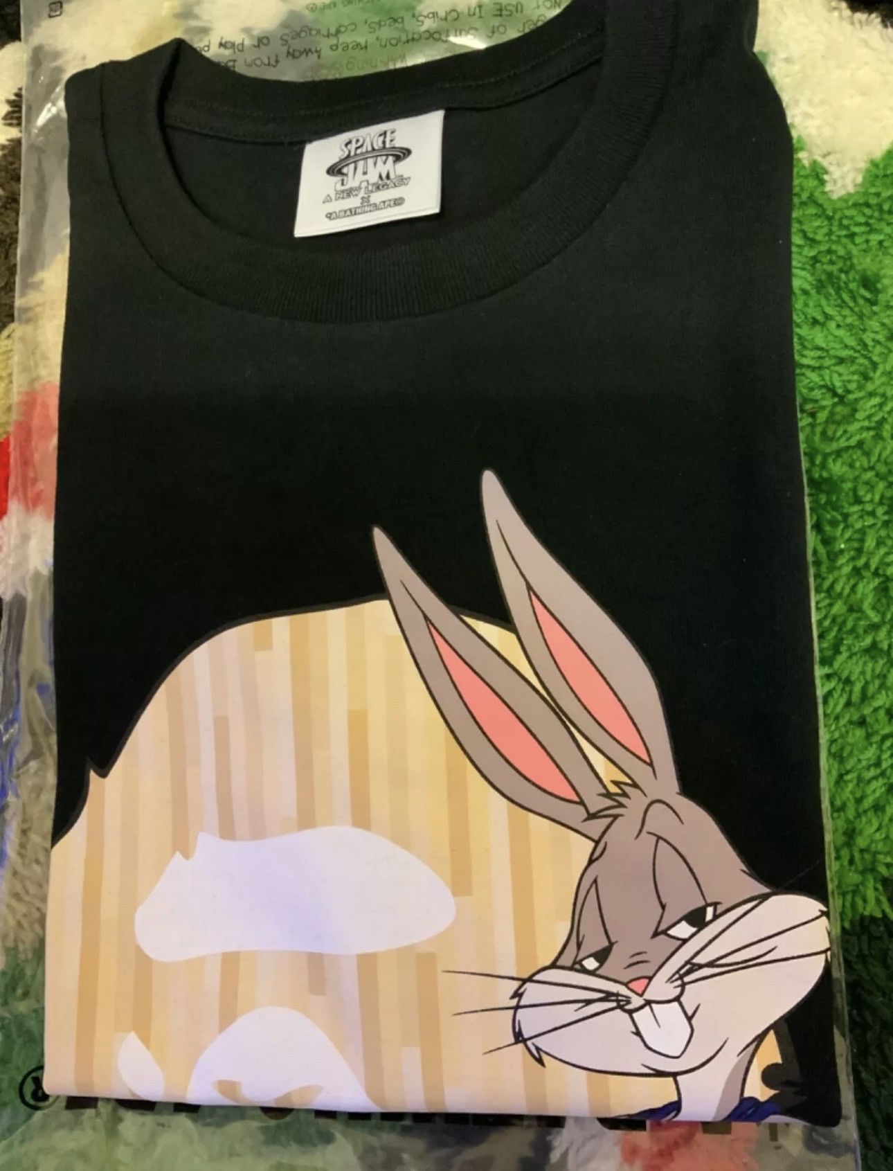 Bape A Bathing Ape X Space Jam Ape Head T-Shirt SIZE M Size US M / EU 48-50 / 2 - 2 Thumbnail