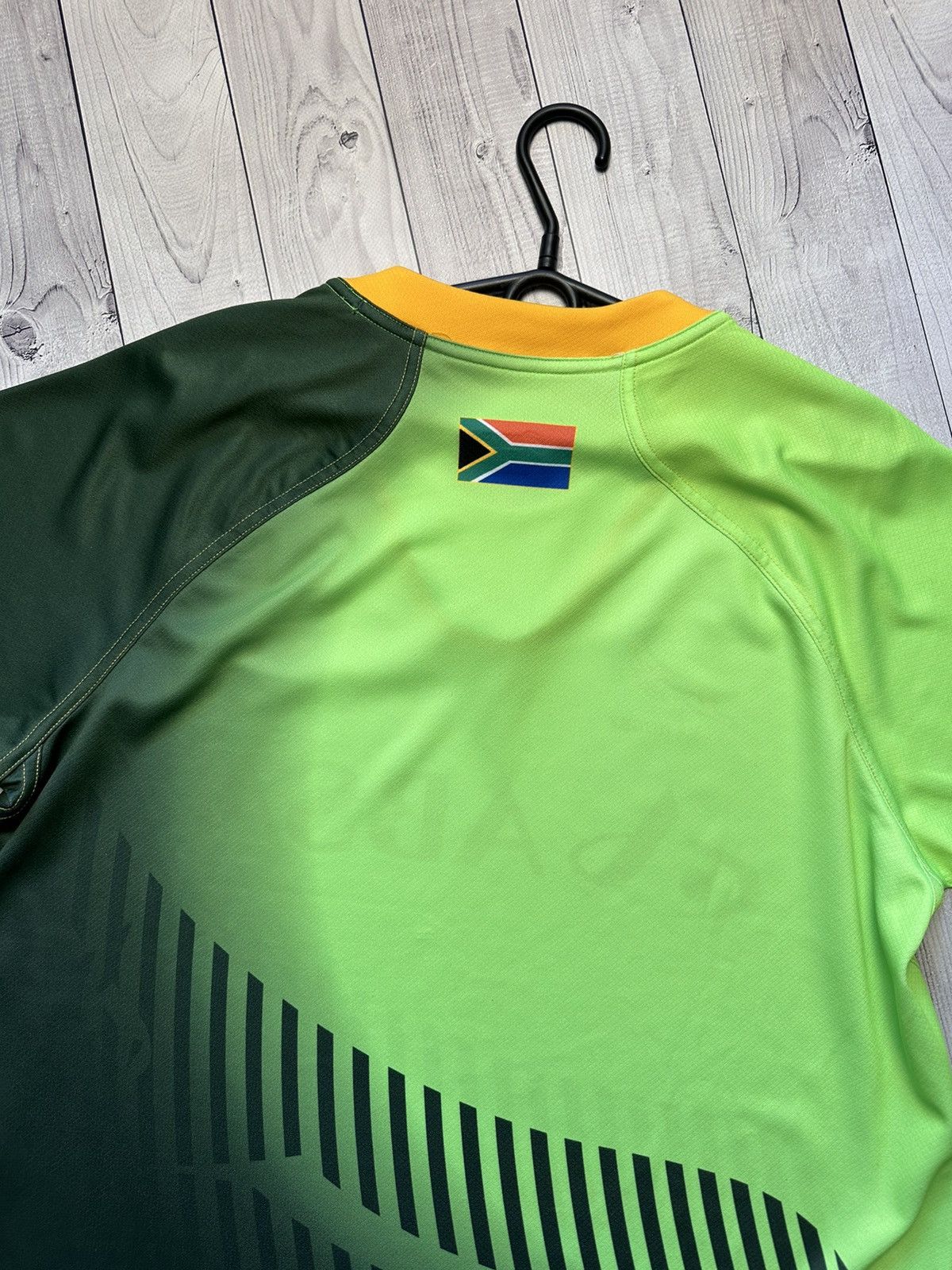 Asics Asics Rugby jersey South Africa size M rare green logo Size US M / EU 48-50 / 2 - 8 Thumbnail