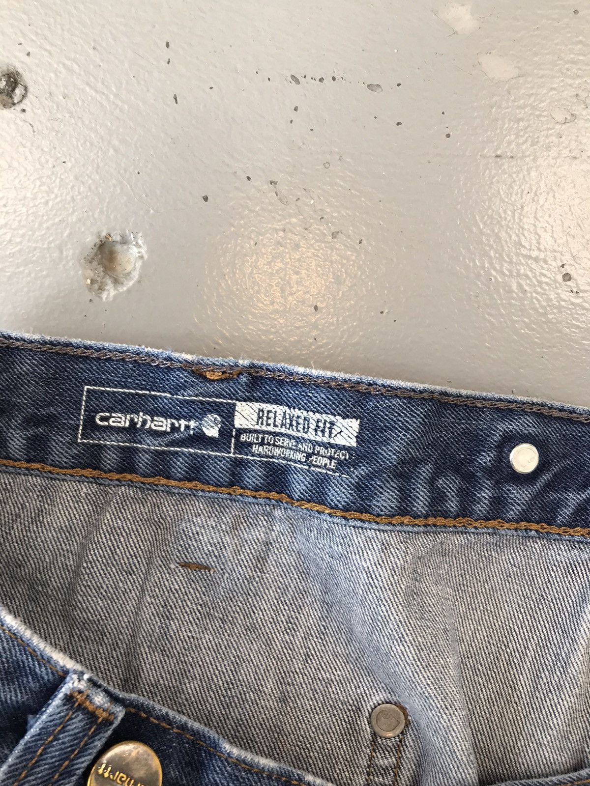 Carhartt × Vintage Vintage Carhartt b01 double knee denim Size US 38 / EU 54 - 7 Thumbnail