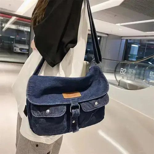 Other Vintage denim messenger bag Size ONE SIZE - 2 Thumbnail