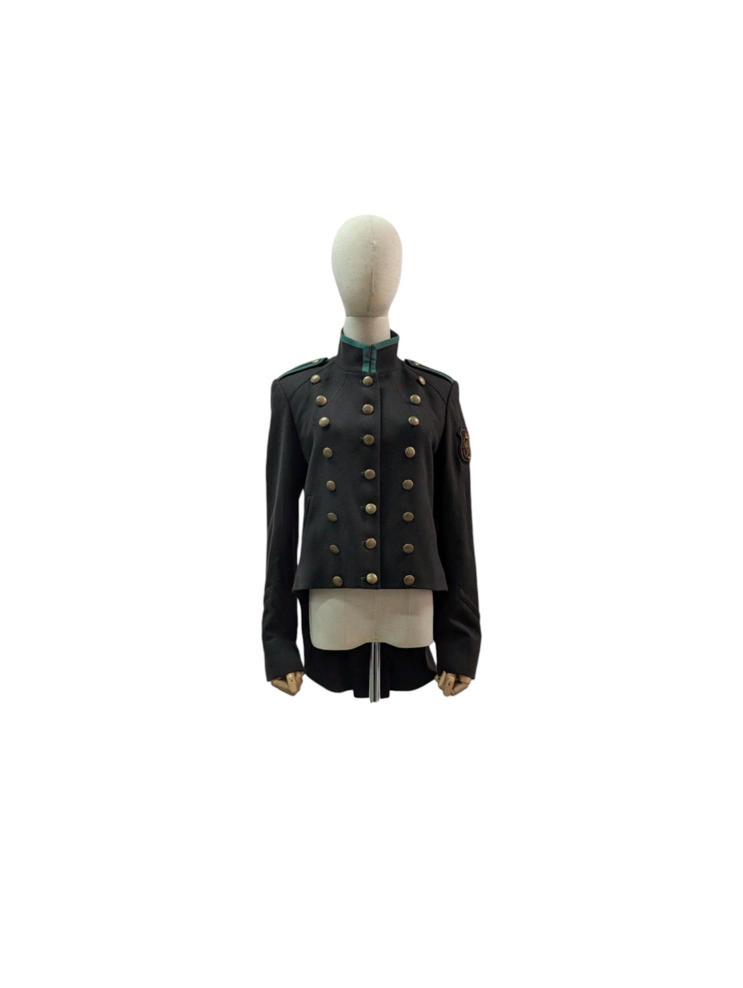 Alexander McQueen Army Green Wool Military Style Tailcoat Size M / US 6-8 / IT 42-44 - 1 Thumbnail