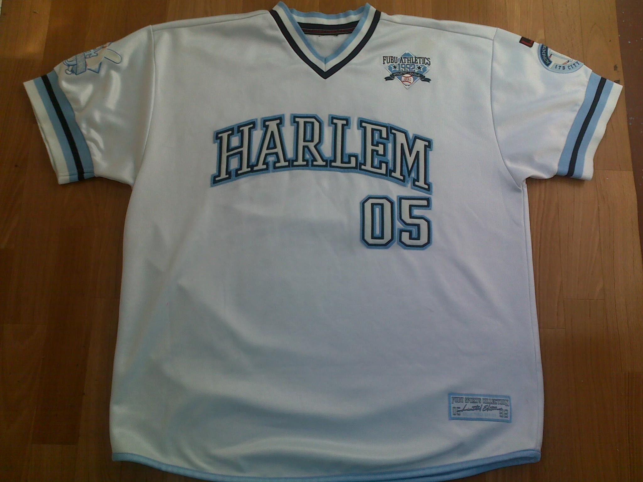 Fubu FUBU jersey, vintage HARLEM t-shirt New York, City Series XL Size US XL / EU 56 / 4 - 1 Thumbnail