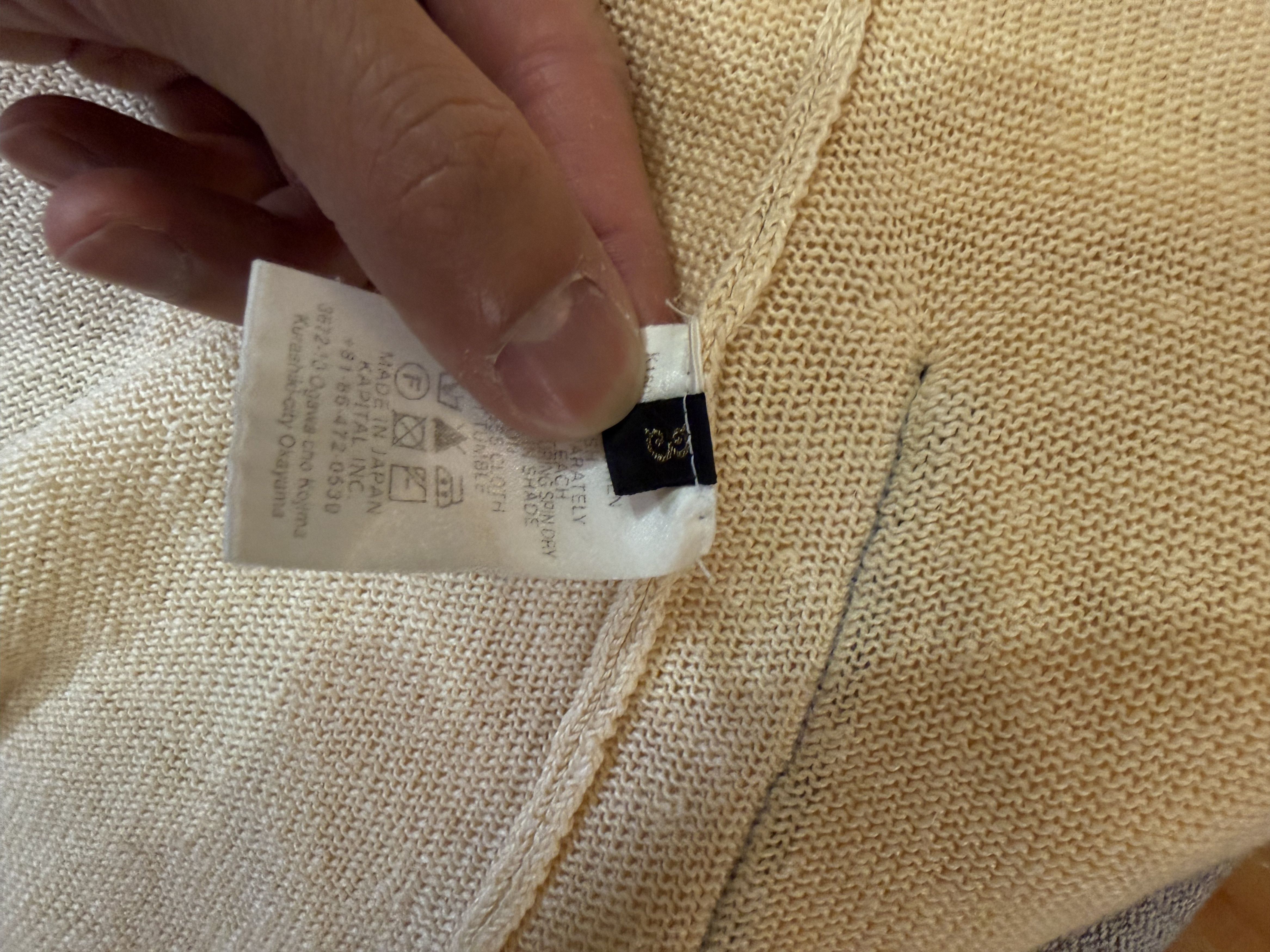 Kapital Kapital Linen Gold Button Cardigan Size US L / EU 52-54 / 3 - 6 Thumbnail
