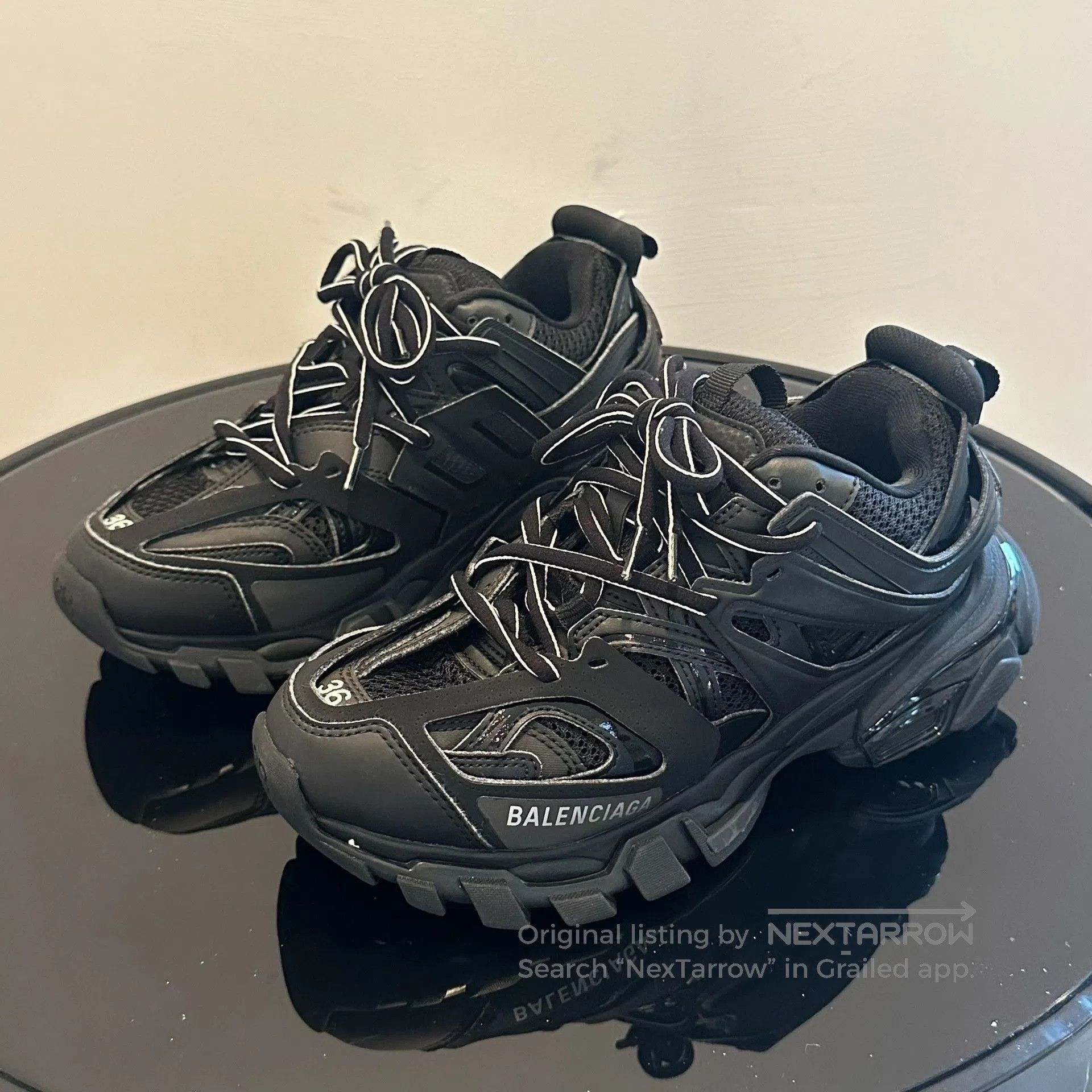 Balenciaga balenciaga track 1.0 black low. Size US 6 / IT 36 - 1 Thumbnail