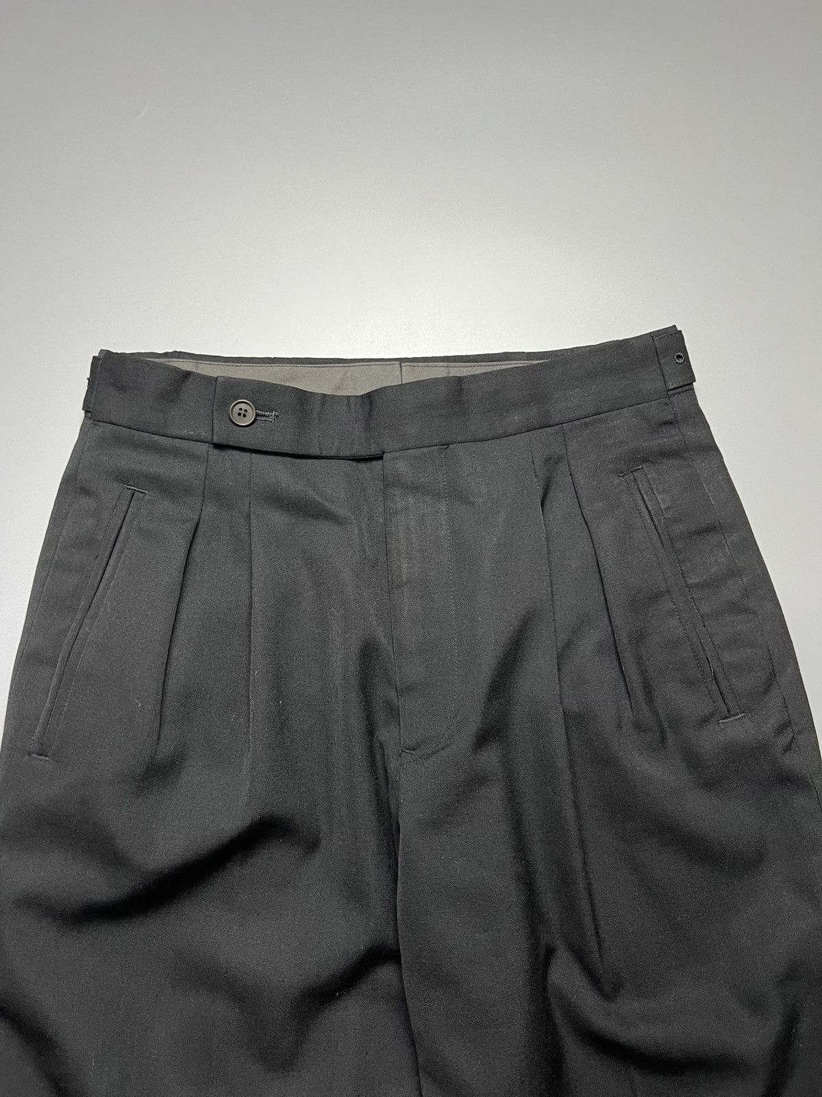 Issey Miyake Issey Miyake - 90s Adjustable High Waist Trousers - Pants Size US 30 / EU 46 - 4 Thumbnail